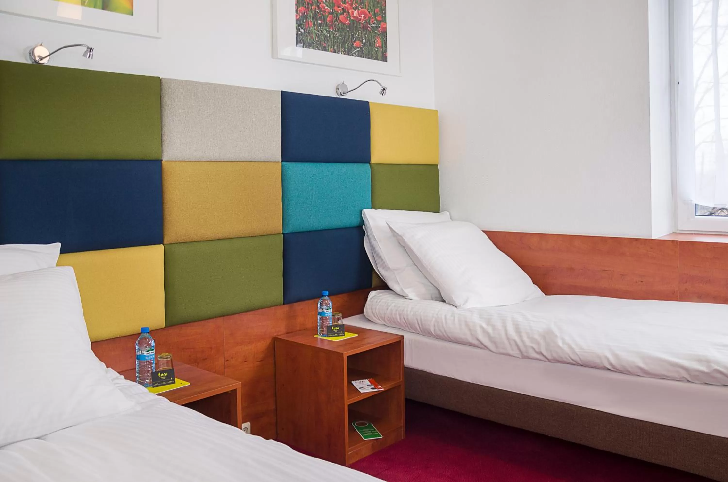 Bed in euroHOTEL Sosnowiec Kazimierz