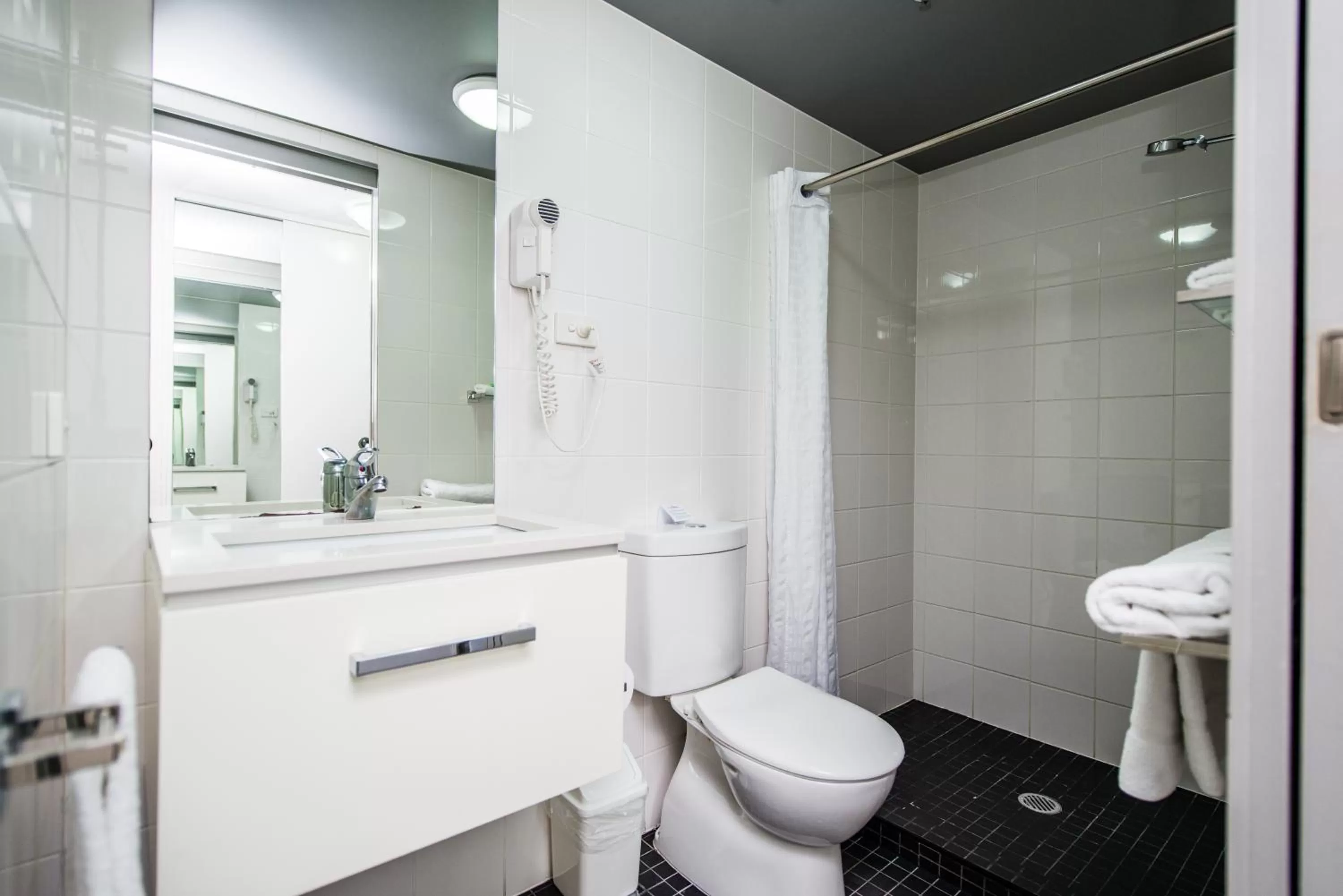 Bathroom in George Hotel Brisbane, Independent Collection by EVT