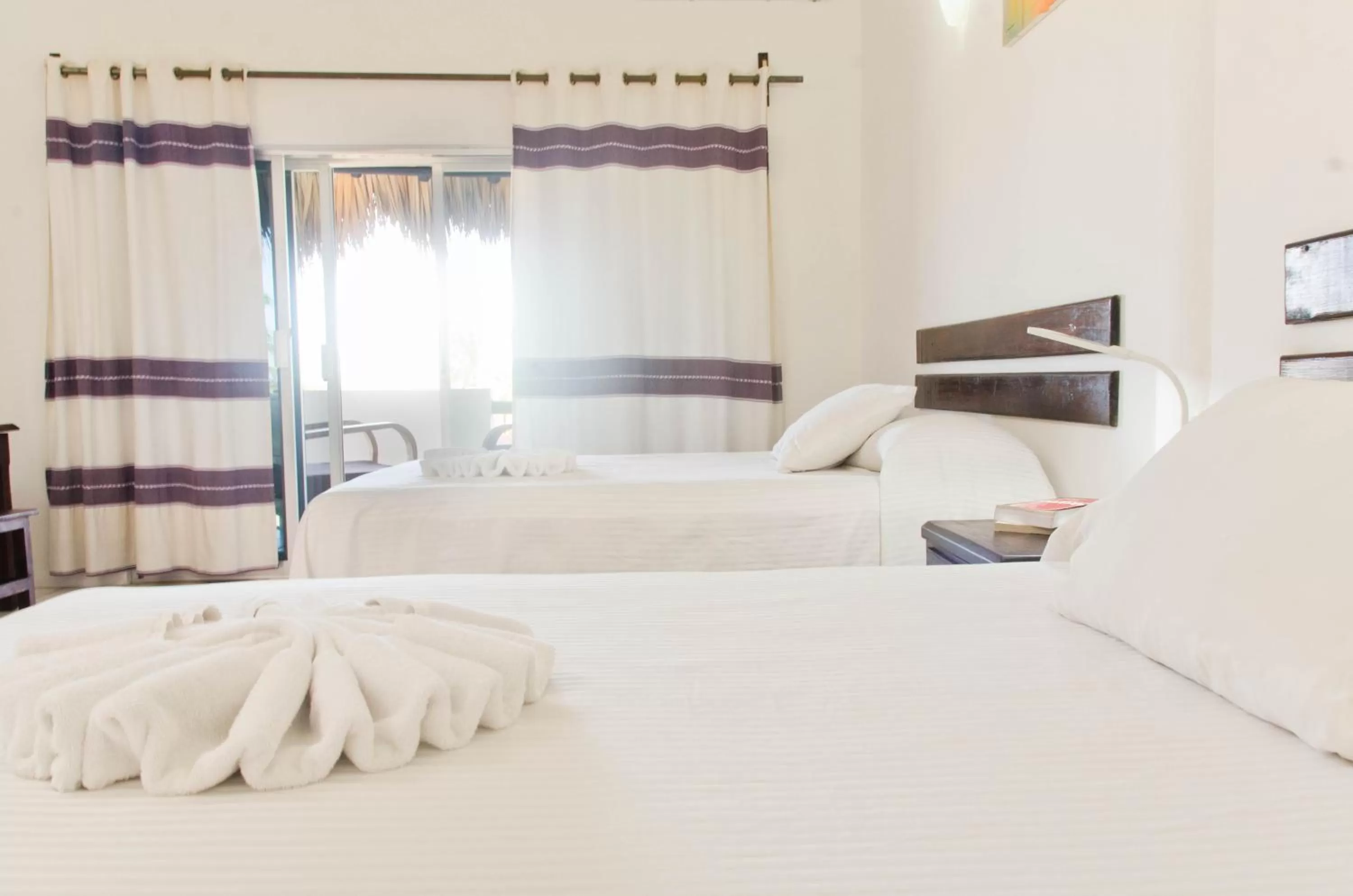 Bed in Bungalows Zicatela