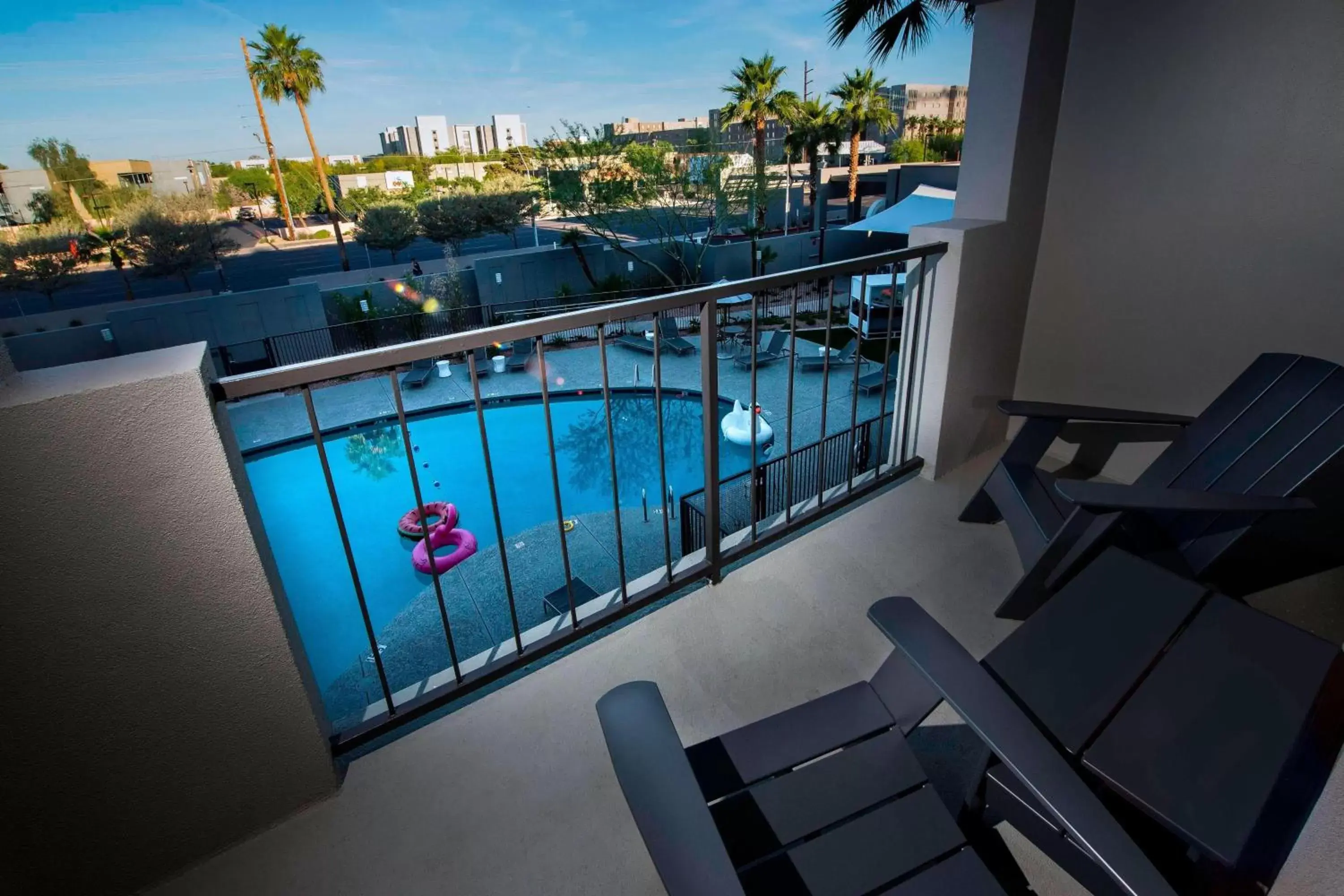 King Studio with Sofa Bed - Pool View and Balcony in MOXY Phoenix Tempe/ASU Area King Studio with Sofa Bed - Pool View and Balcony in MOXY Phoenix Tempe/ASU Area