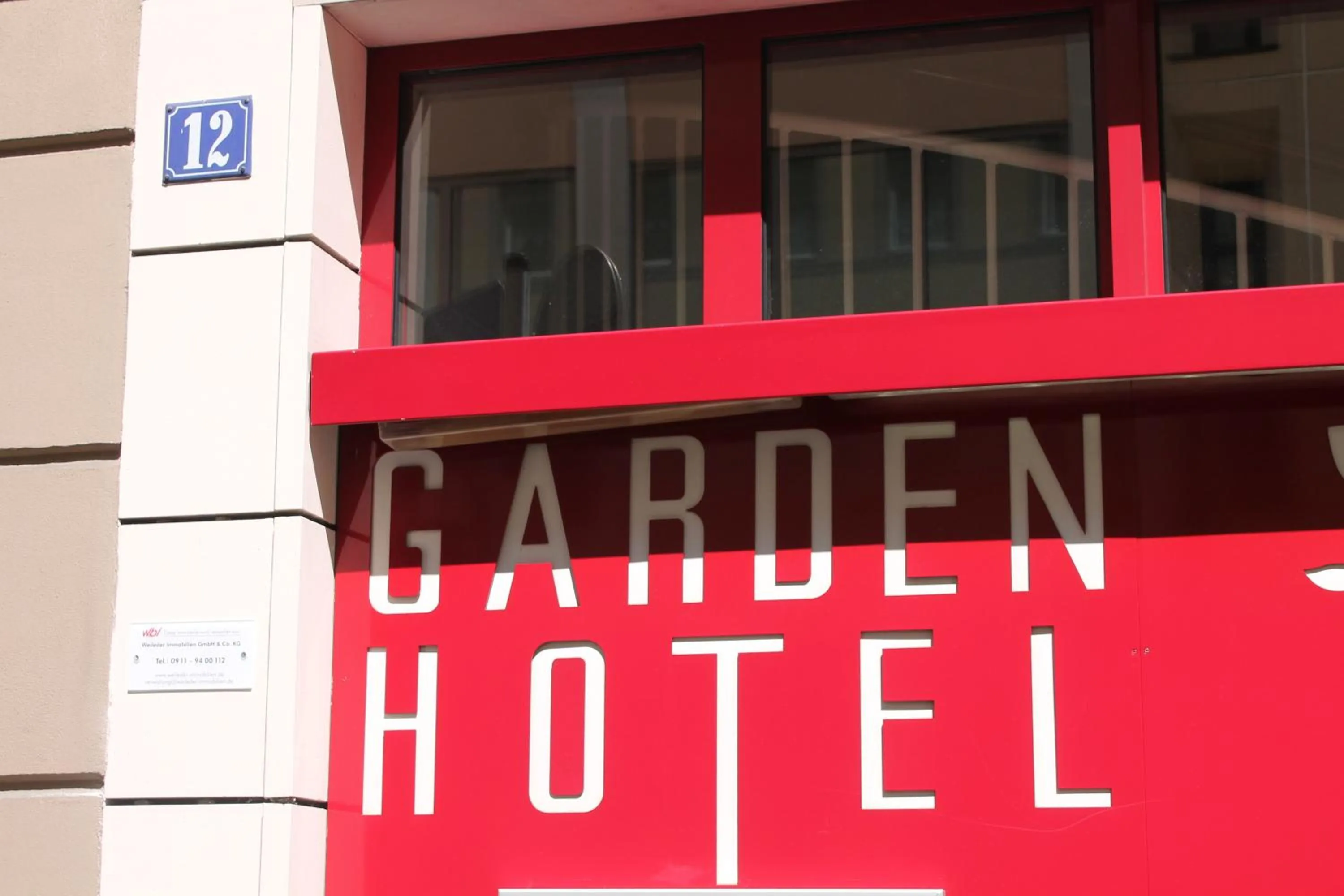 Facade/entrance in Garden Hotel