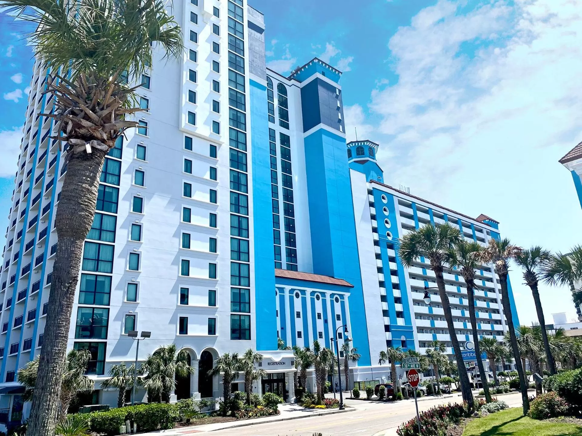 Property building in Caribbean Resort Myrtle Beach