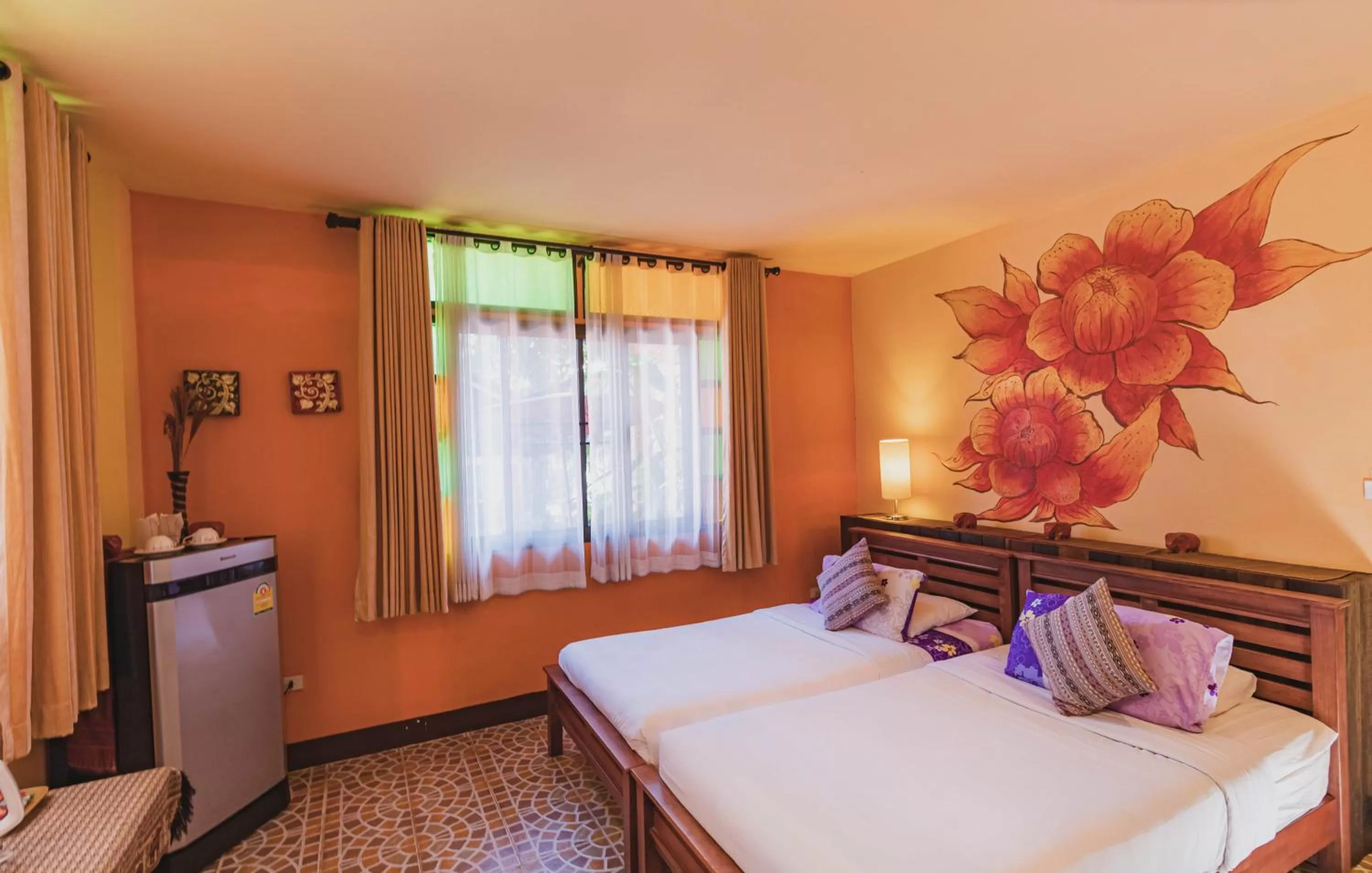 Property building, Bed in Joy's House & Tour