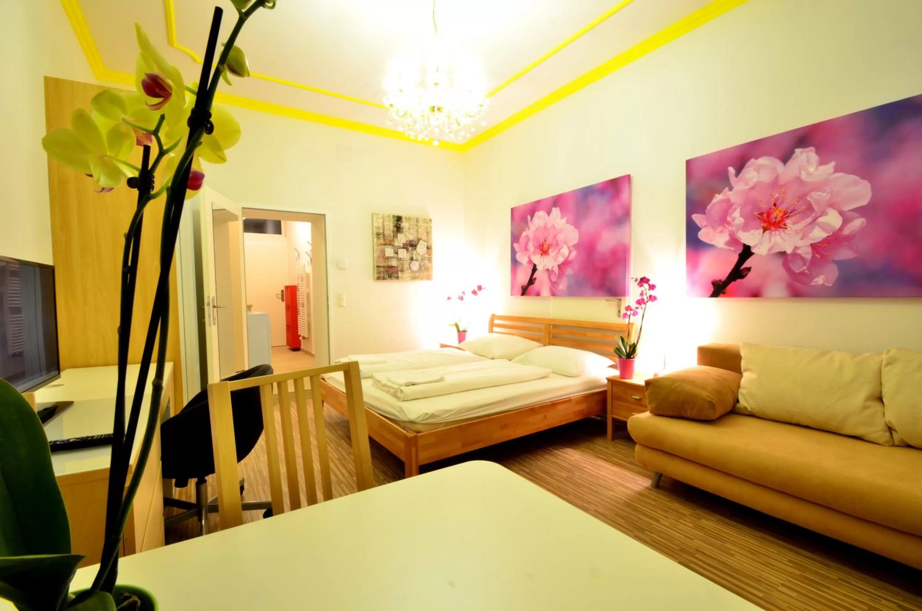 Bed in AJO Apartments - Messe City Flat - Self-Check-in