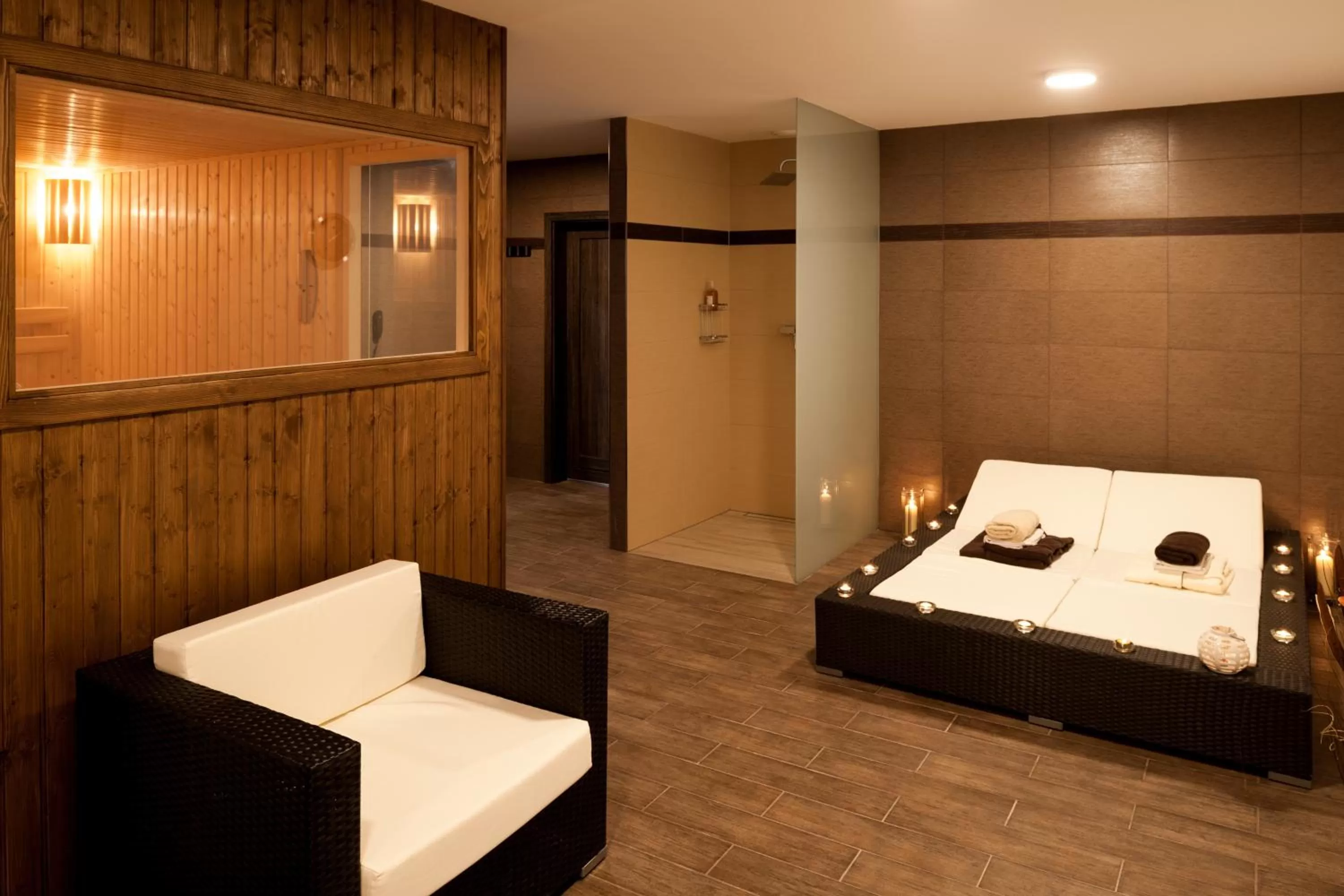 Sauna, Bed in Hotel Štekl