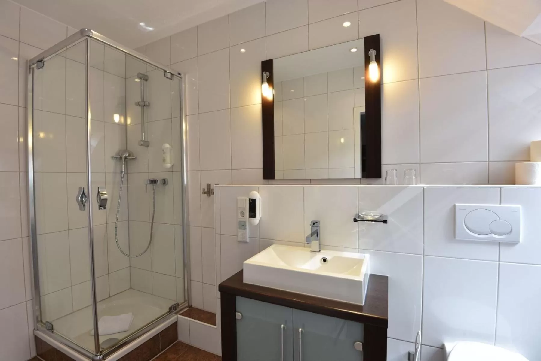 Bathroom in Hotel Restaurant Waldesruh