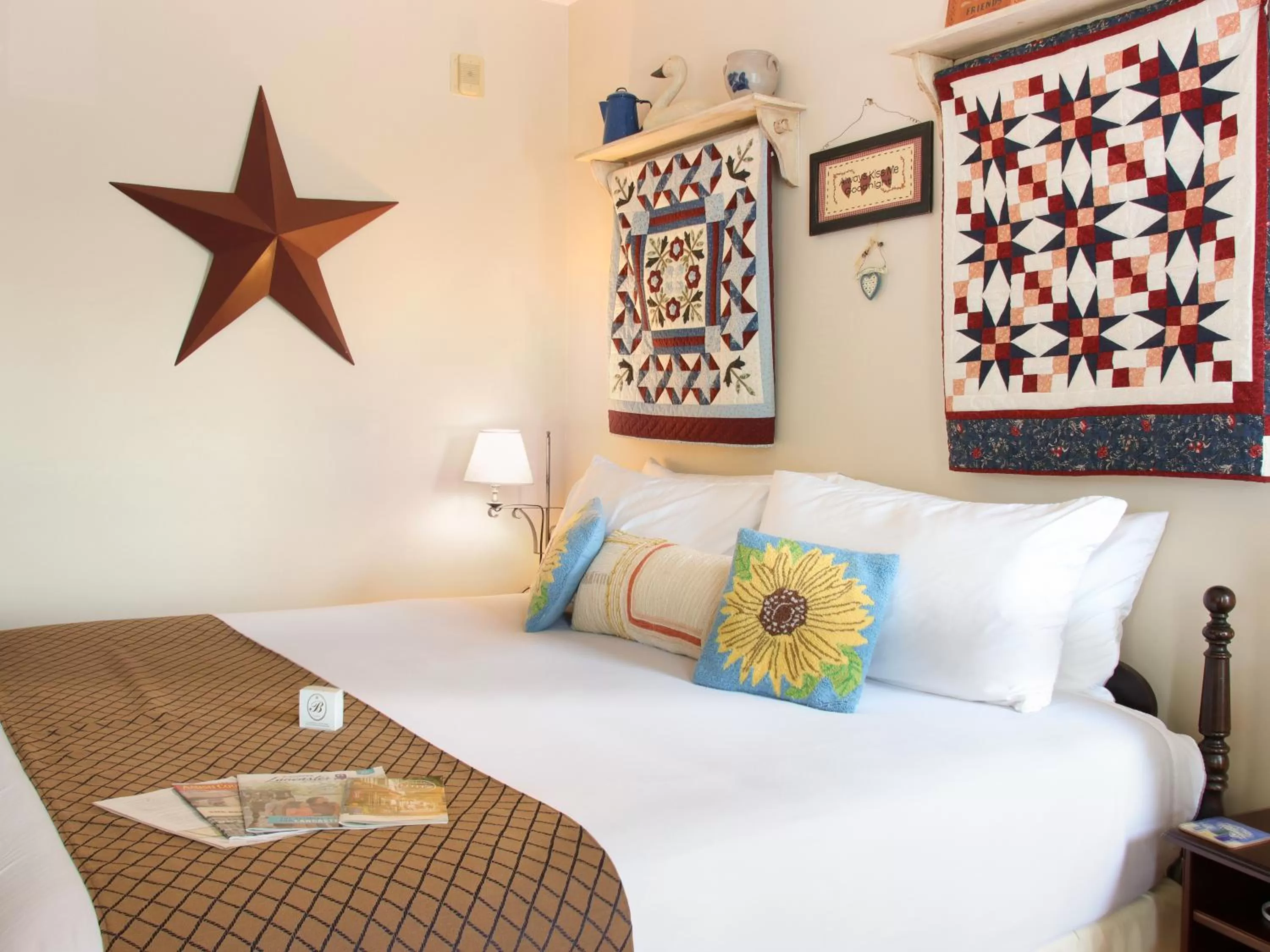 Bed in EJ Bowman House Bed & Breakfast