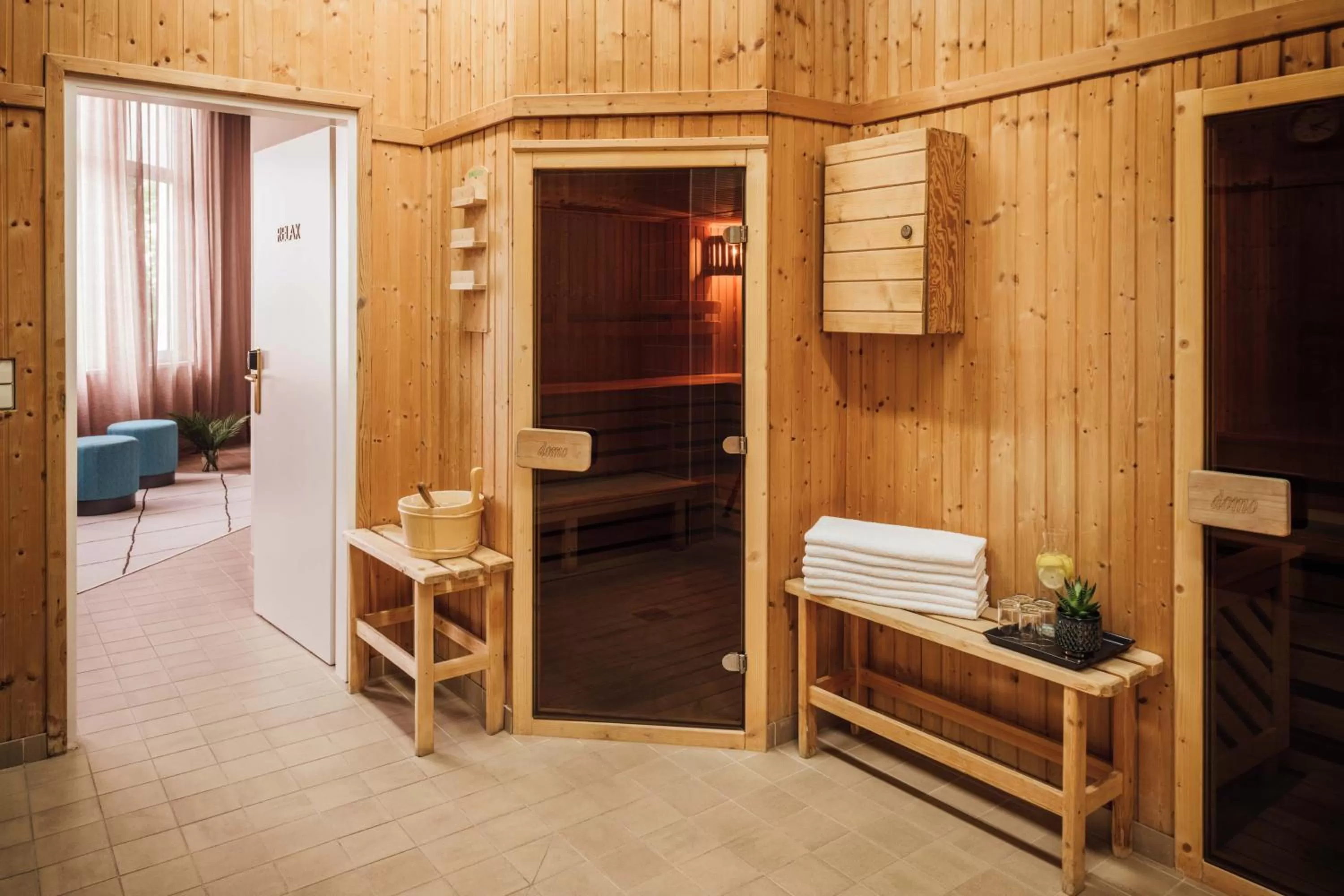 Sauna in Vienna House by Wyndham Amber Baltic Miedzyzdroje