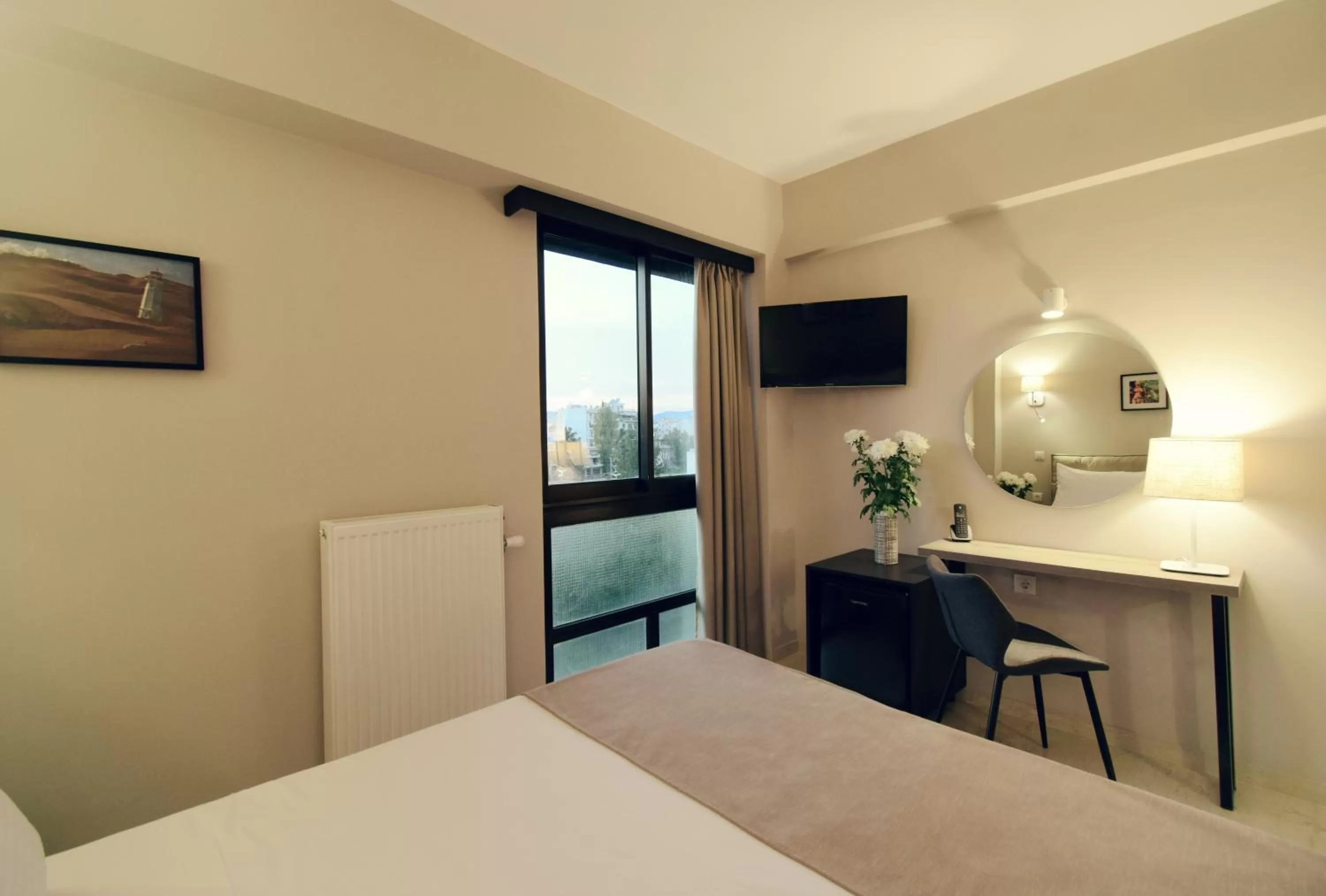 Bed in Athens Iris Hotel