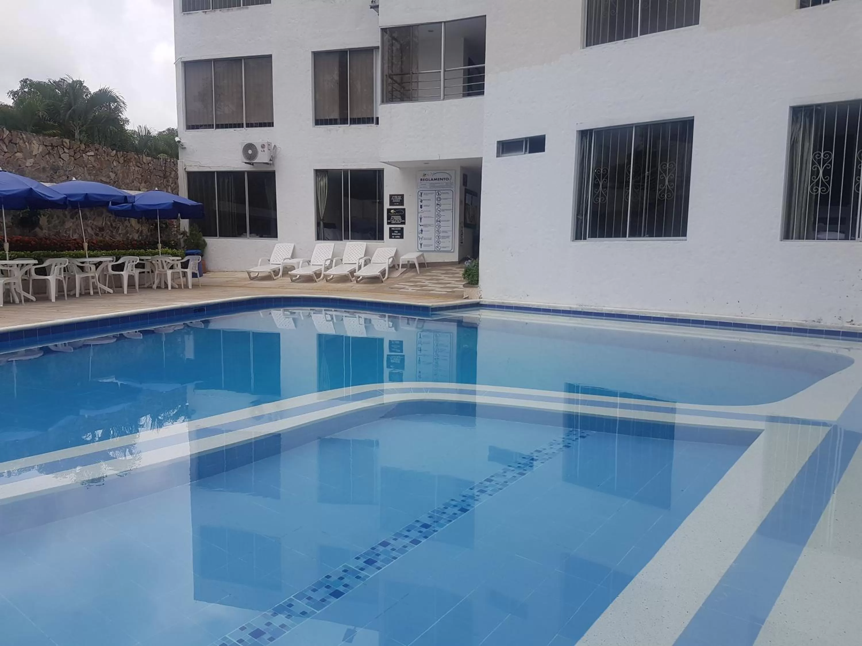 Swimming pool in Blue Star Hotel