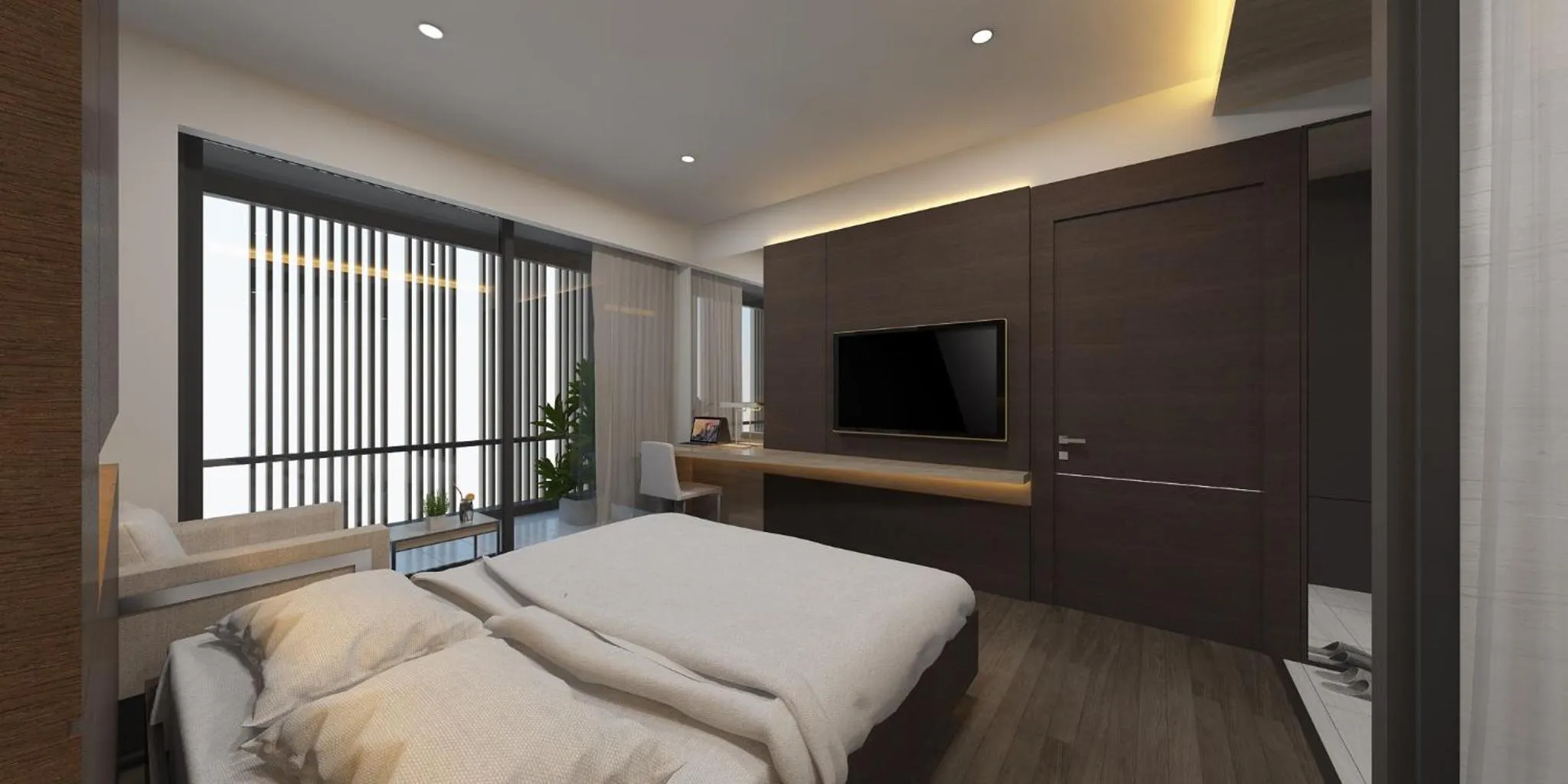 Bed in Golden Nha Trang Hotel