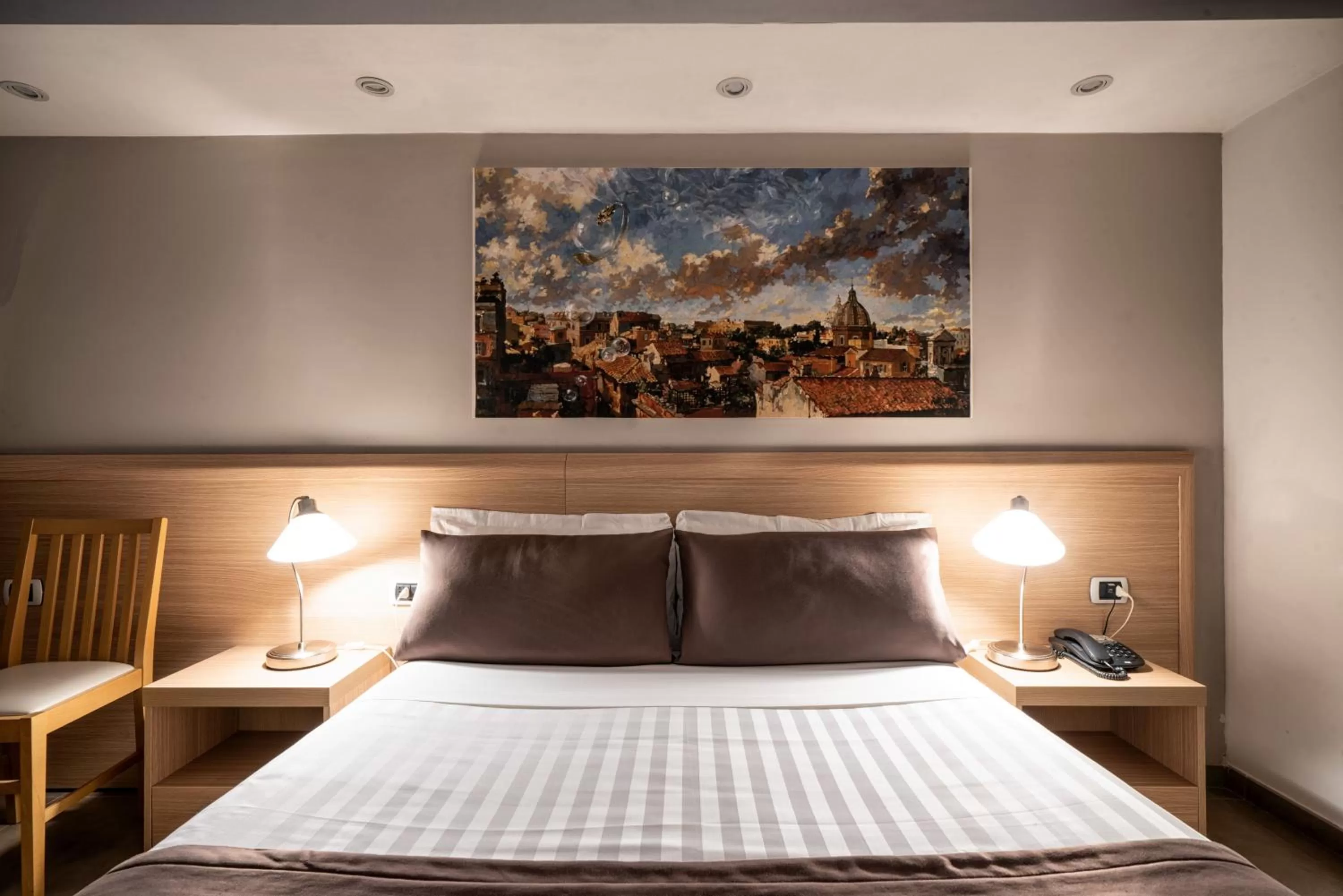 Bedroom, Bed in Hotel Paolo II