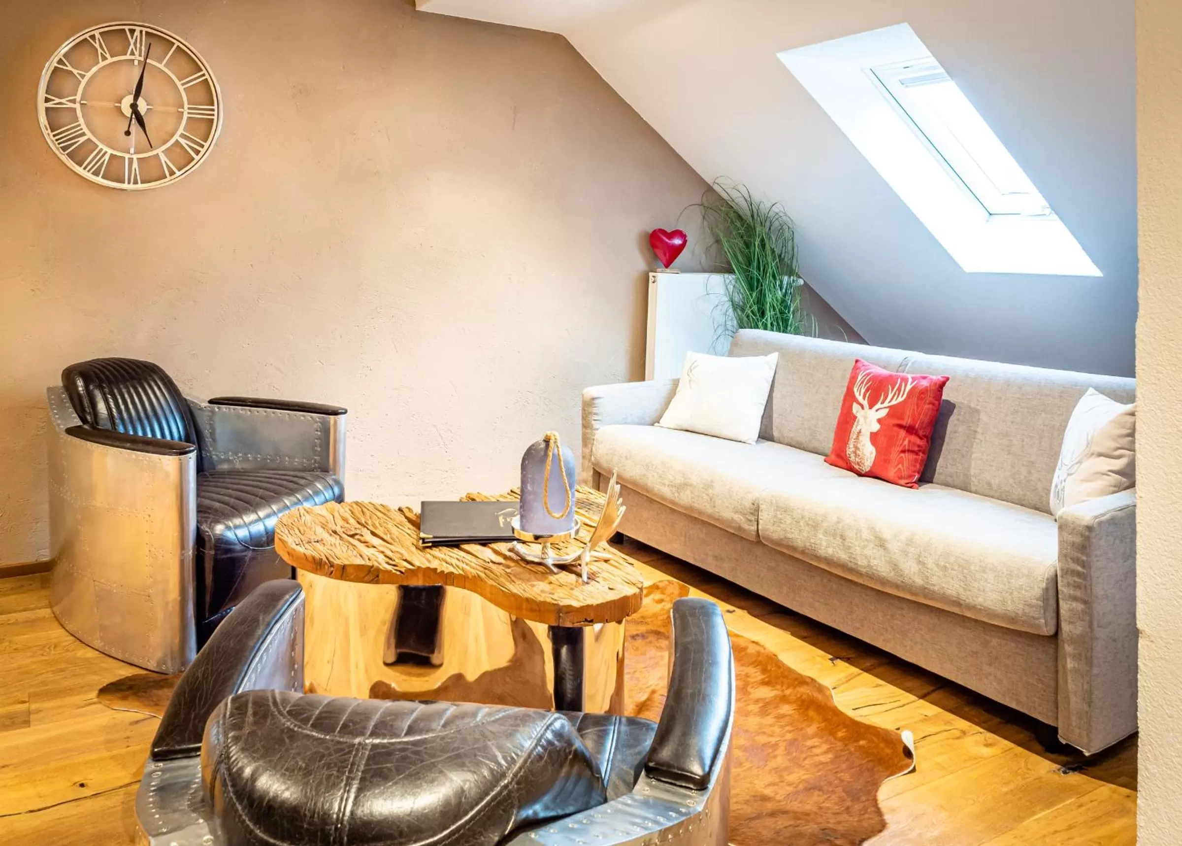 Living room in Mäsers Allgäuherz