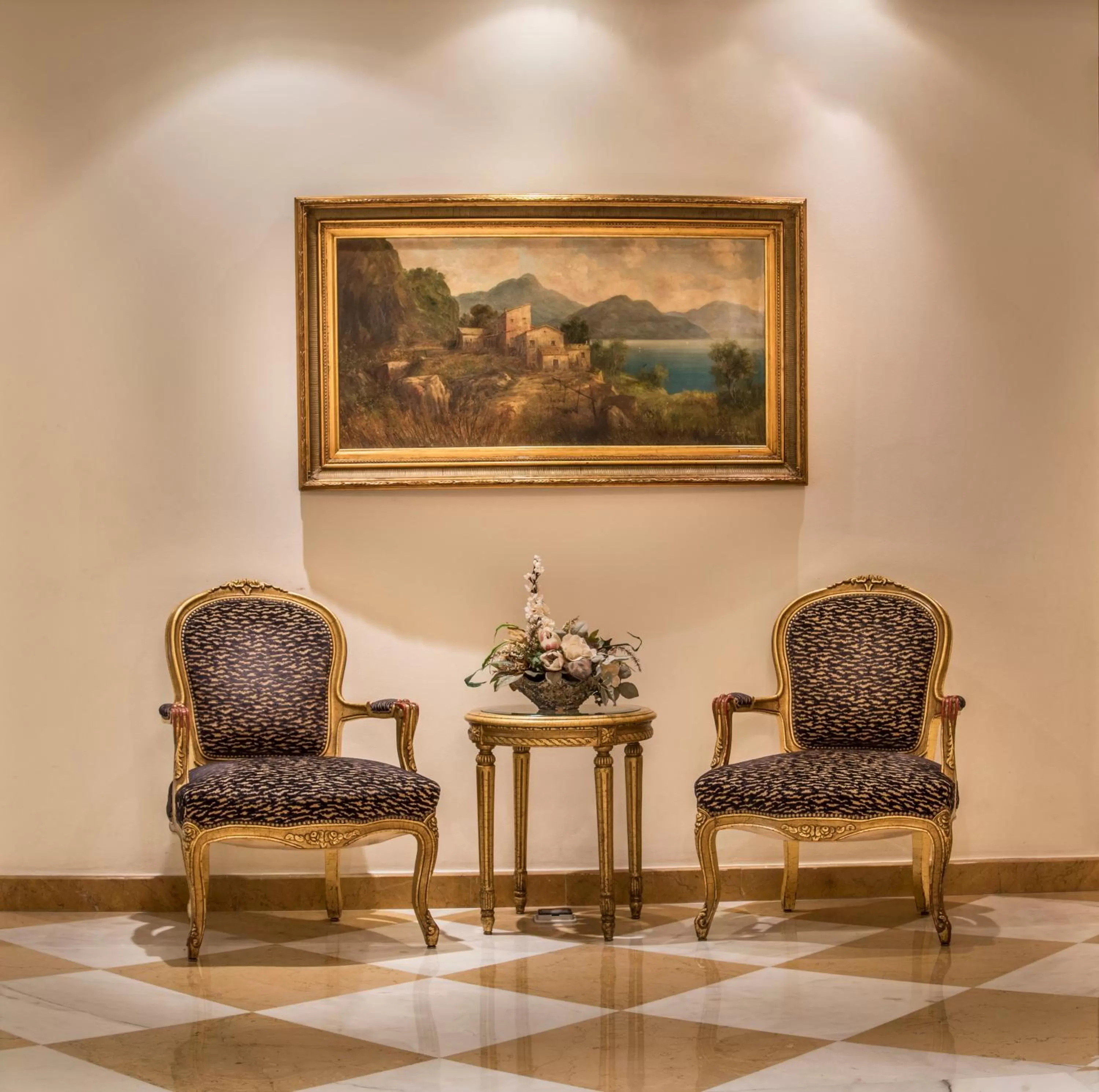 Lobby or reception, Seating Area in Bella Riva Hotel
