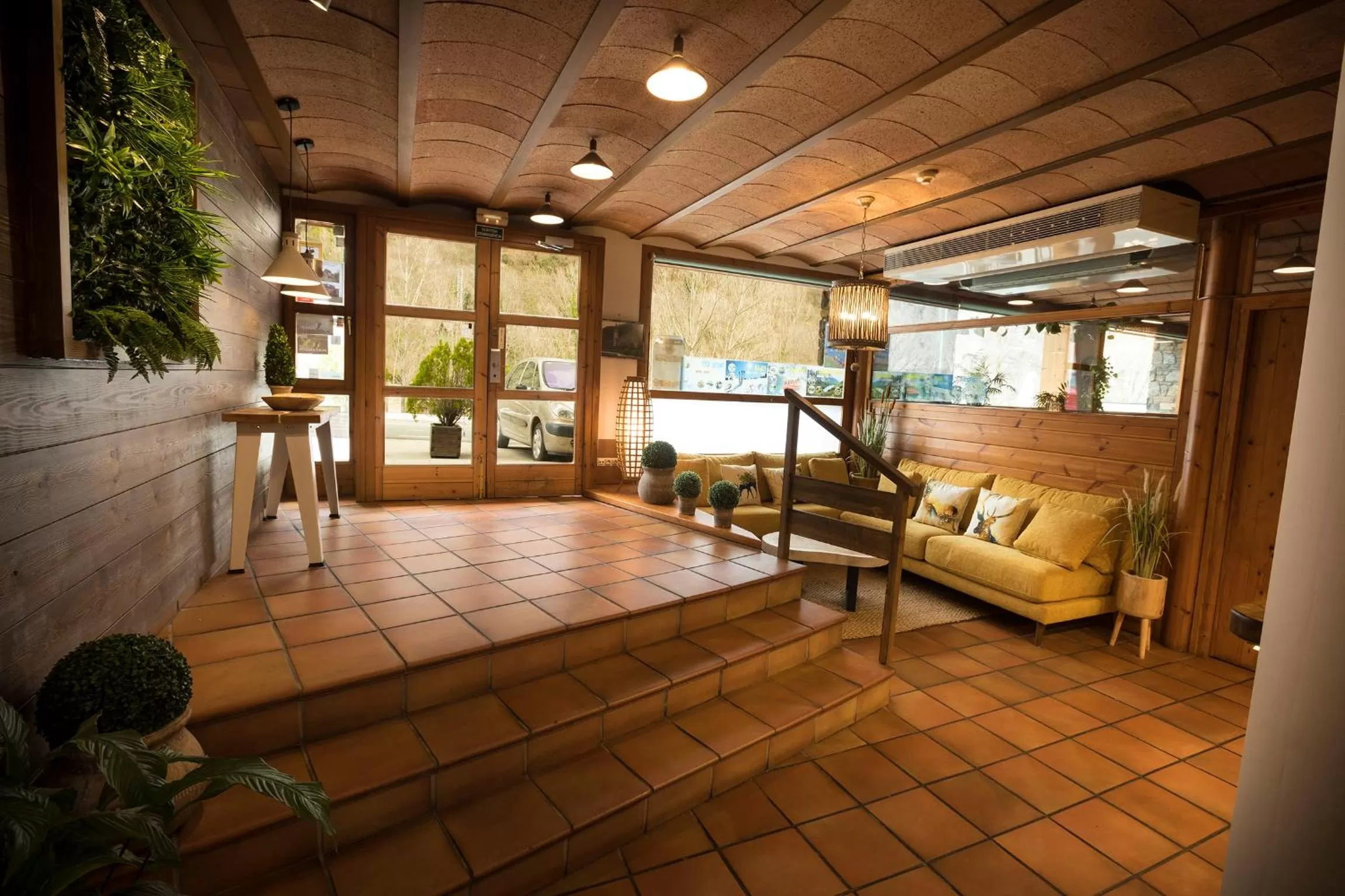 Lobby or reception in Hotel Restaurant Les Brases