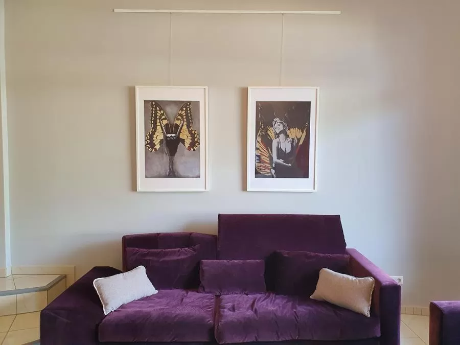 Seating area in artHOTEL Bremen