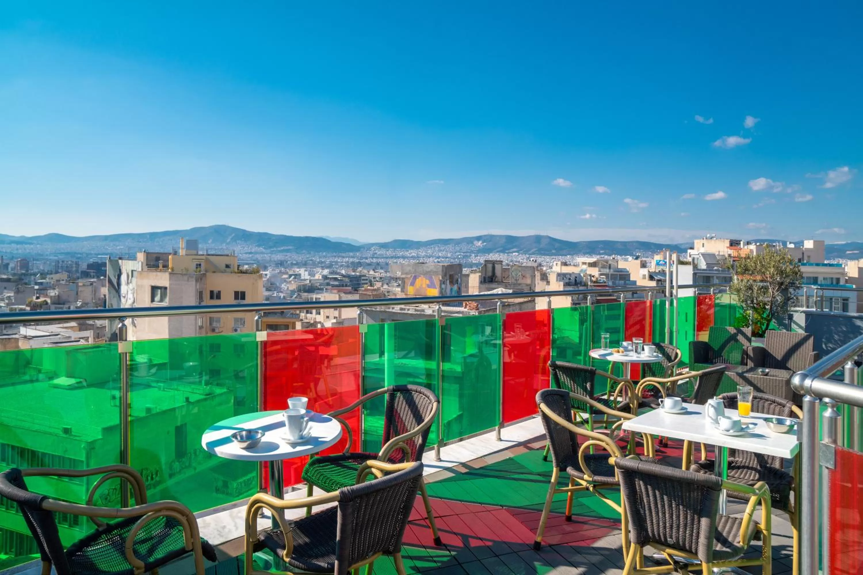 Patio in Attalos Hotel