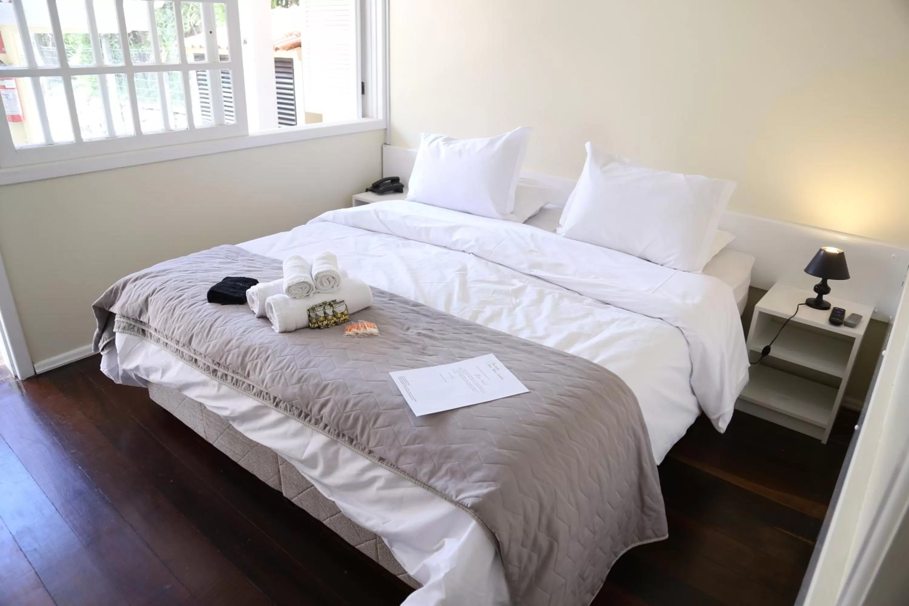 Bed in Pousada Lanai Canela