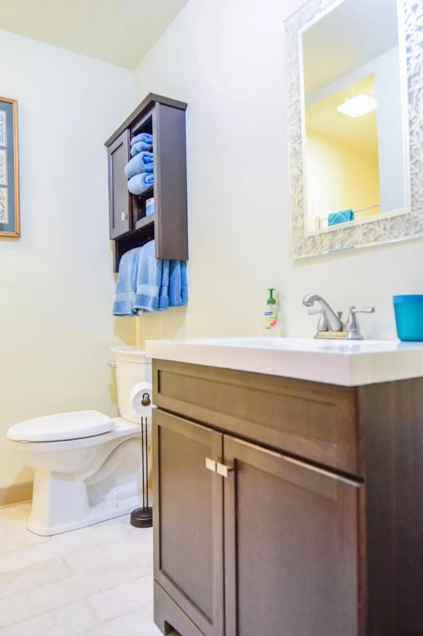 Bathroom in Brown & Hawkins Historical Apartments