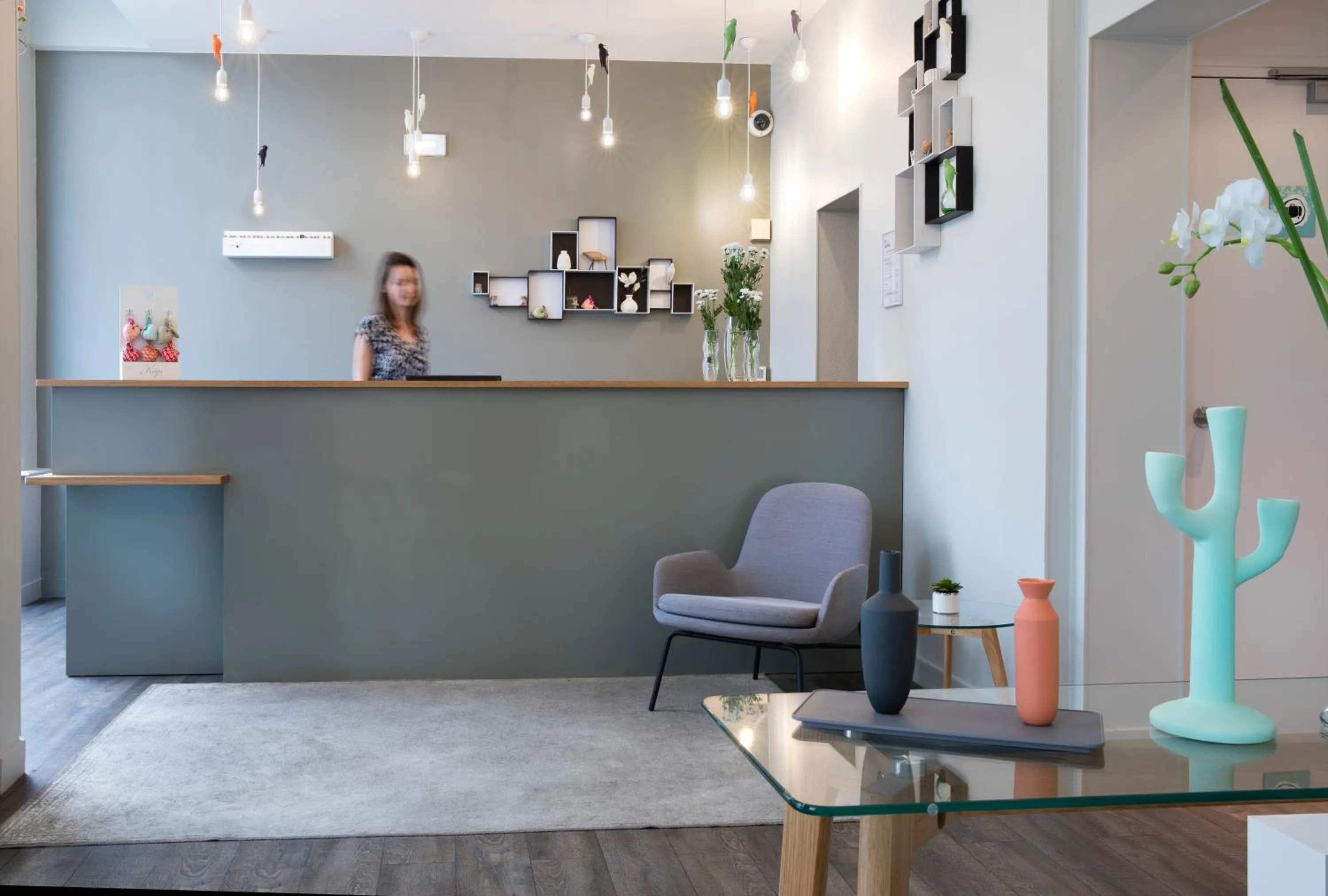 Lobby or reception in Hotel d'Espagne