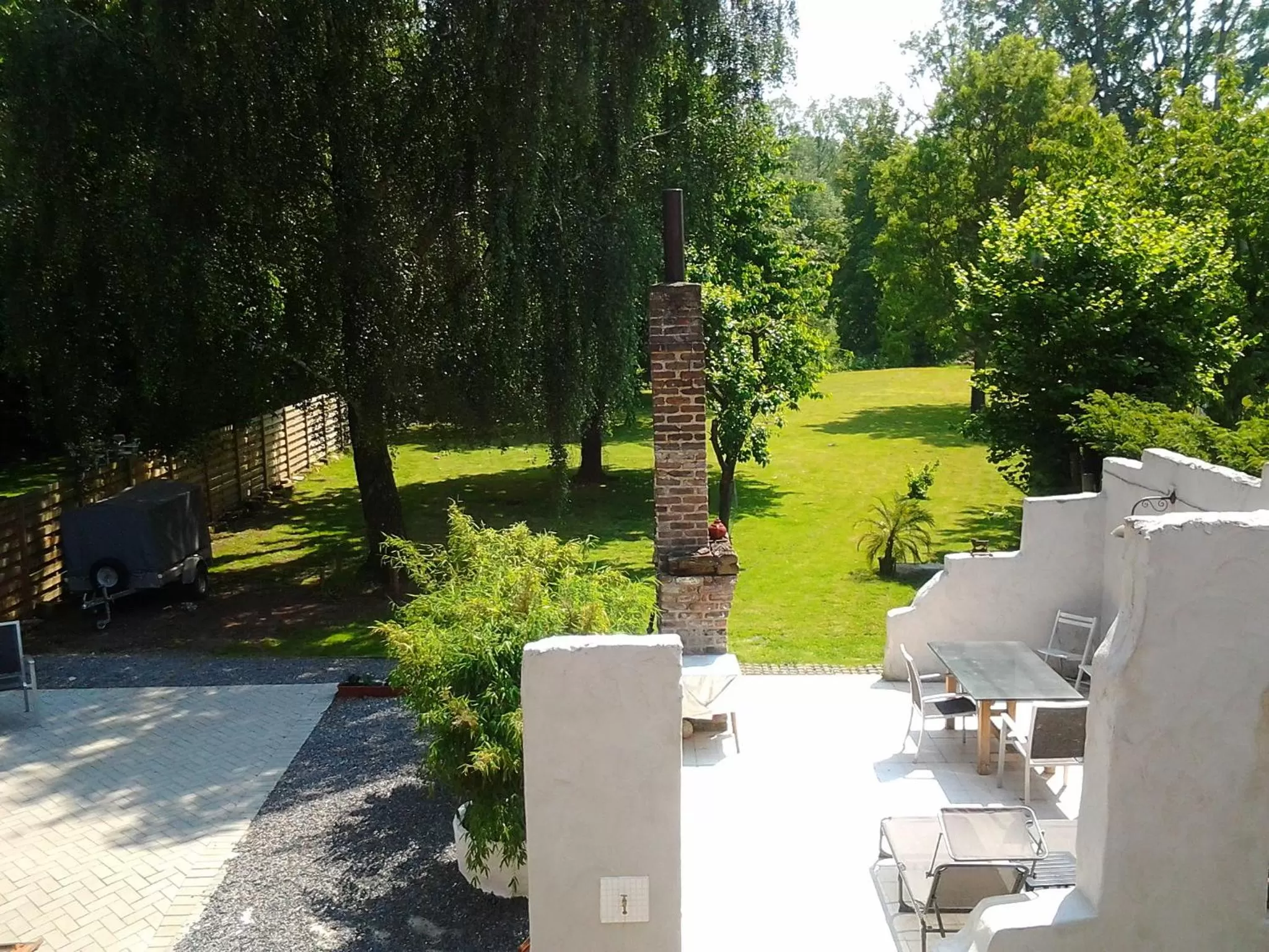 Garden in B&B De Dubbelmolen