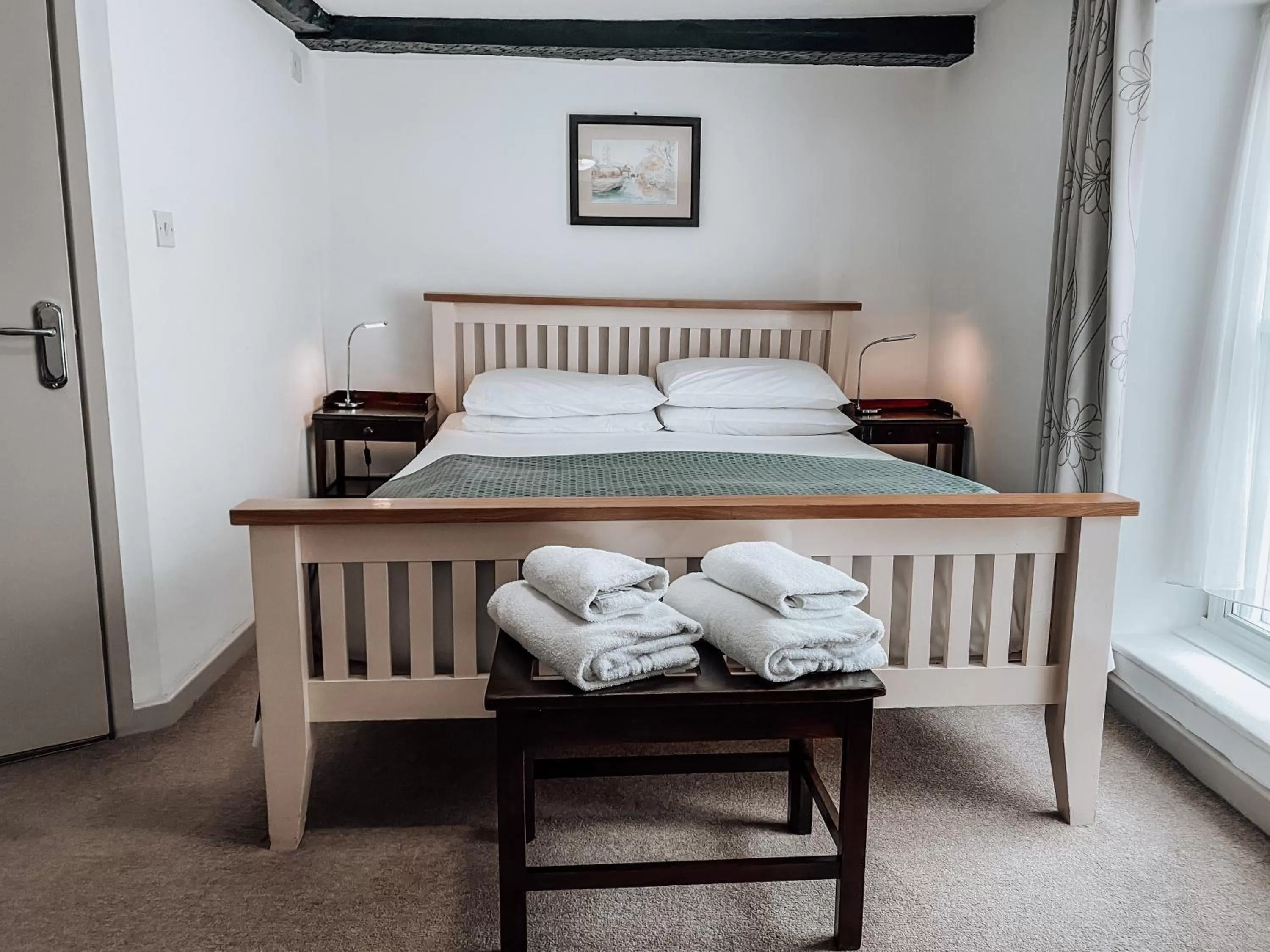 Bed in The Blenheim Buttery