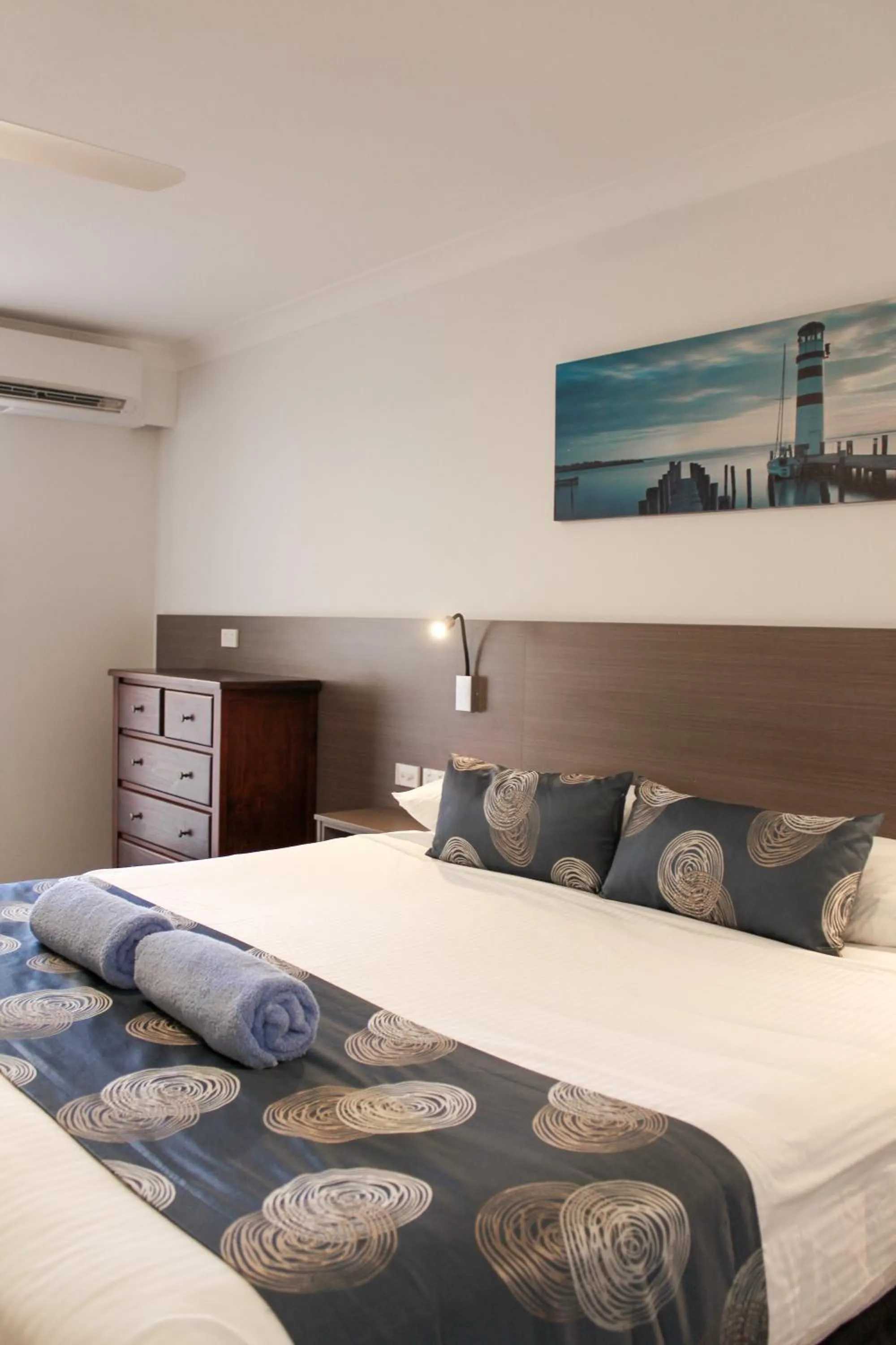 Bed in Aston Motel Yamba