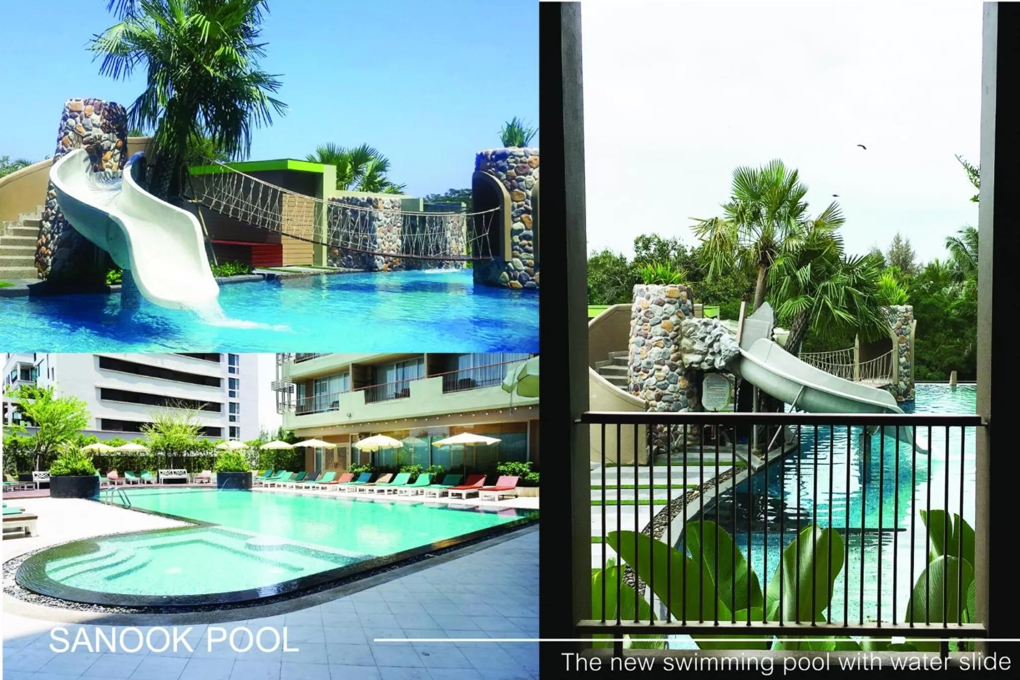 Swimming pool in Long Beach Cha-Am Hotel