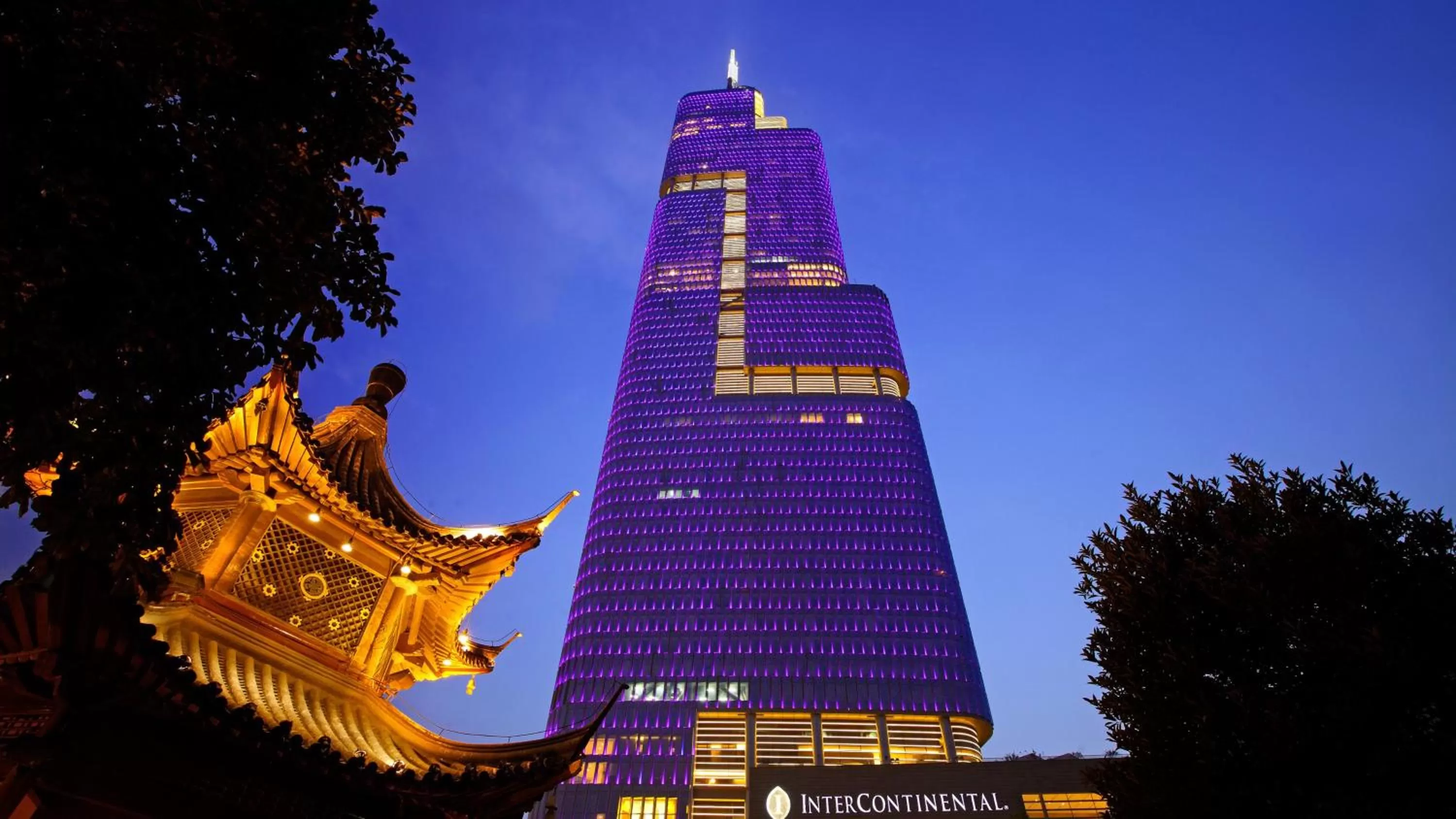 Property building in InterContinental Nanjing by IHG