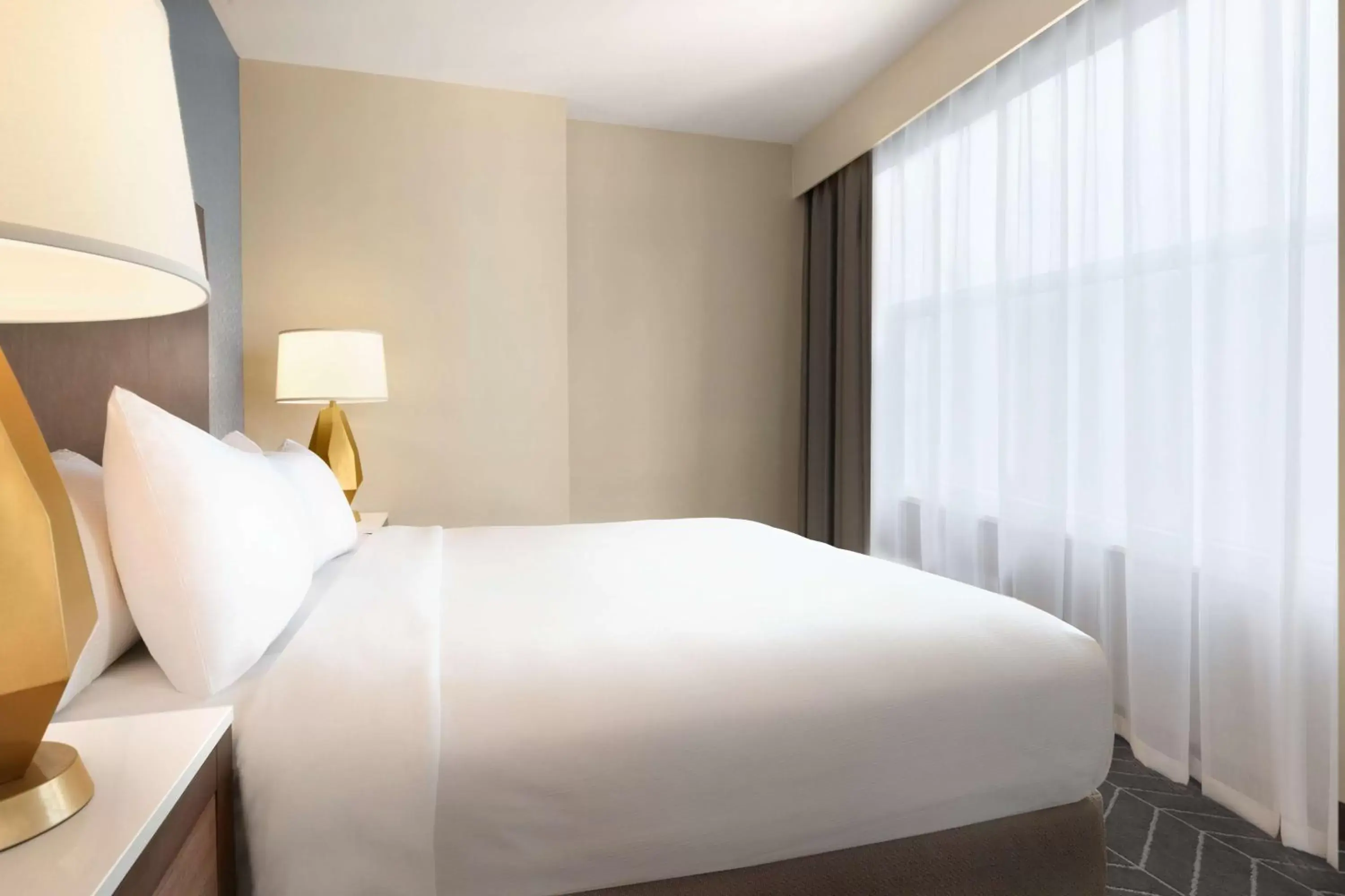 King Suite with Accessible Tub - Mobility Access in Embassy Suites By Hilton Wilmington Riverfront King Suite with Accessible Tub - Mobility Access in Embassy Suites By Hilton Wilmington Riverfront