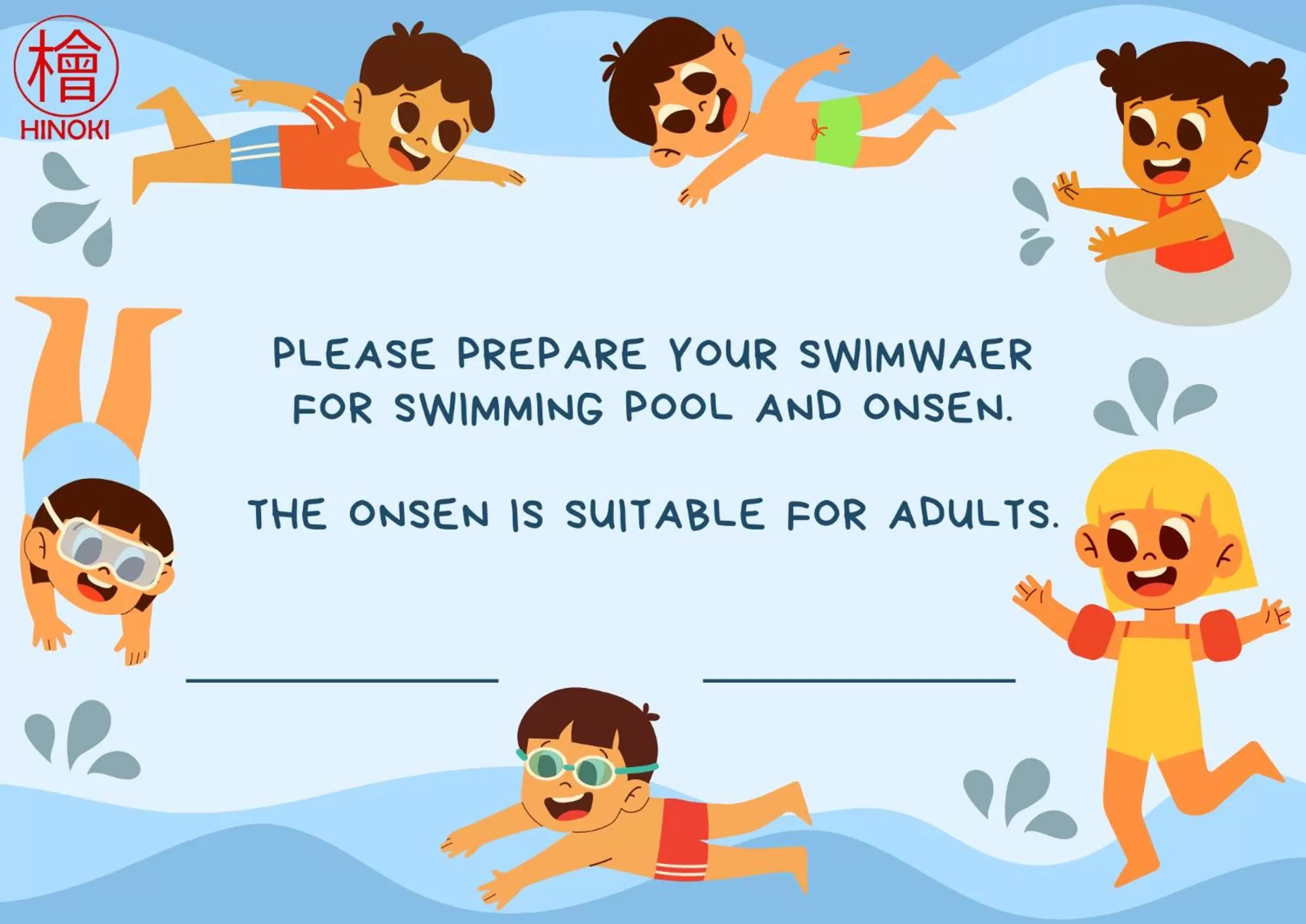 Swimming pool in Hinoki Hotel - ONSEN Chiang Mai