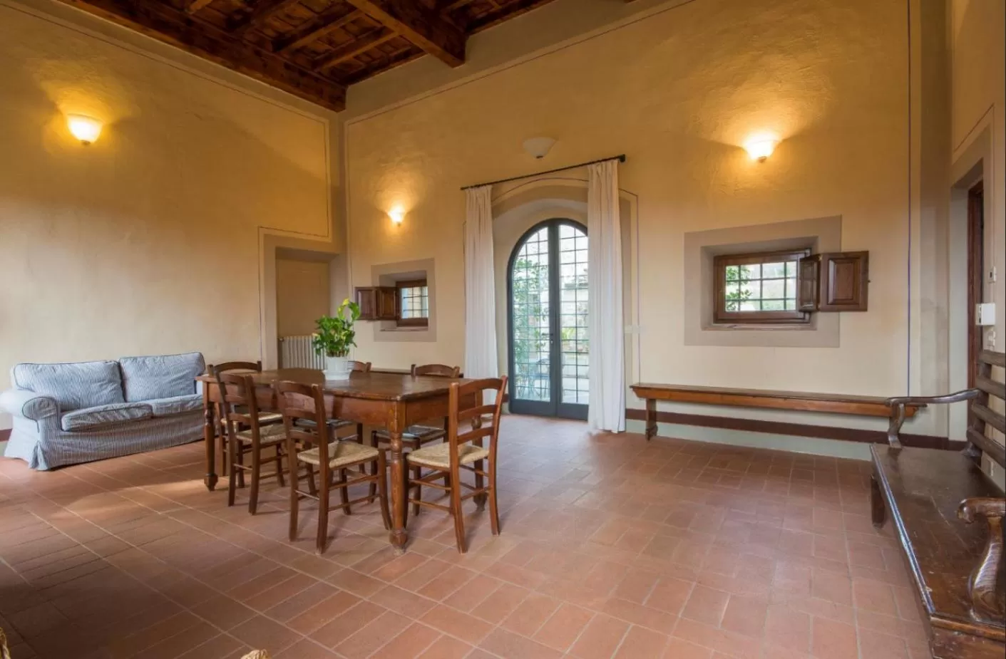 Living room in Borgo Bottaia