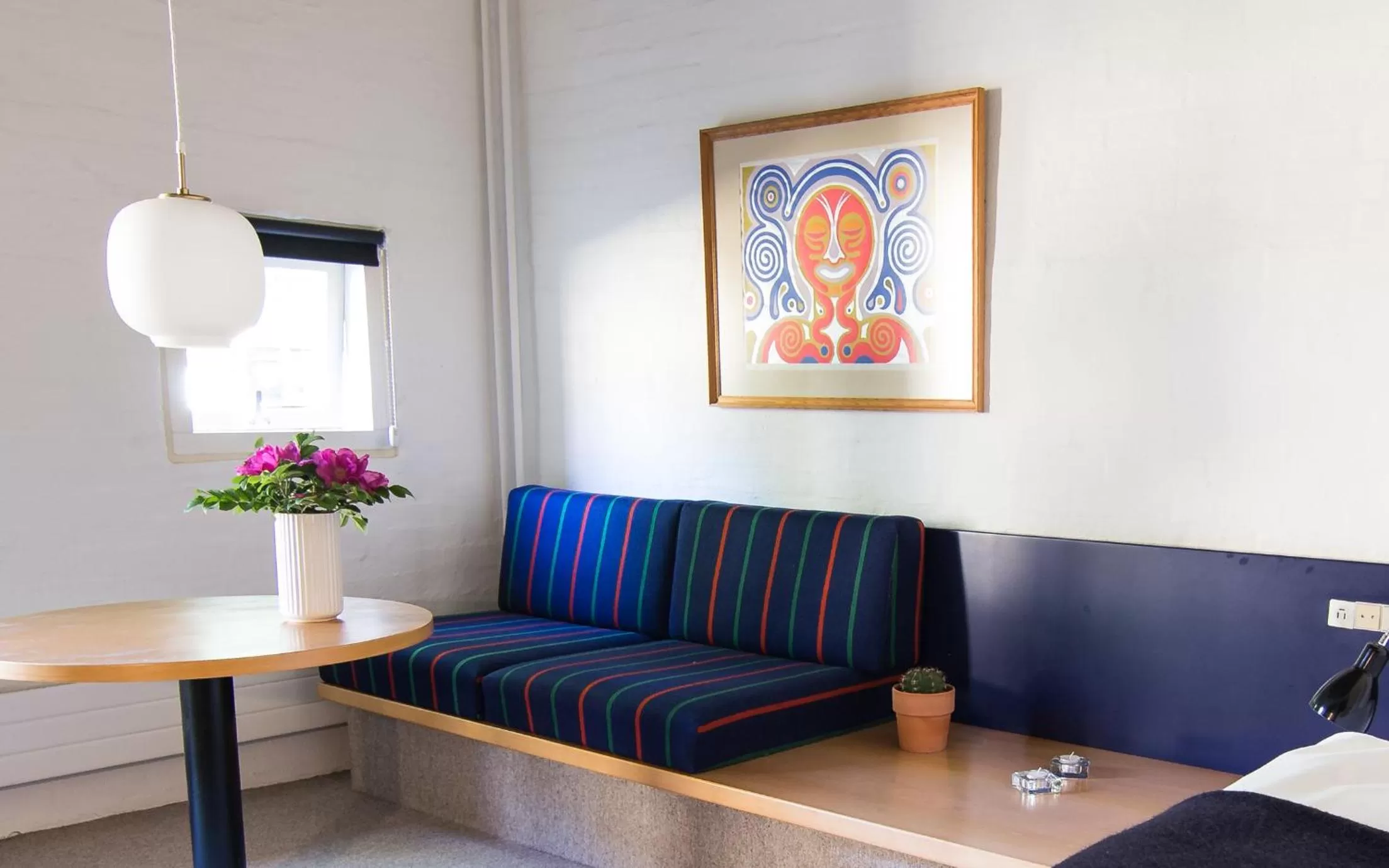 Seating area in Kysthotellet