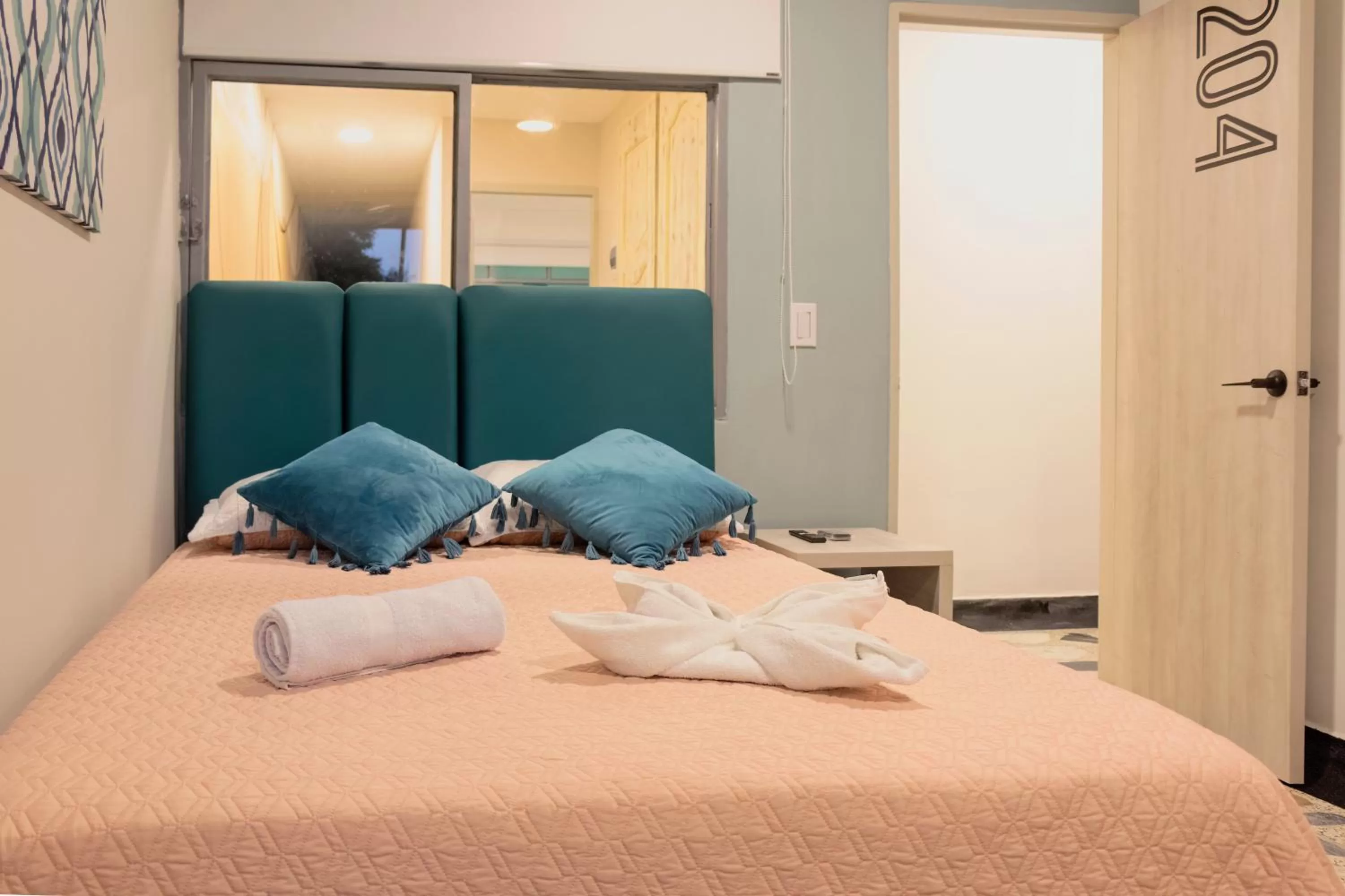 Bed in Ventiuna Hotel y Coliving