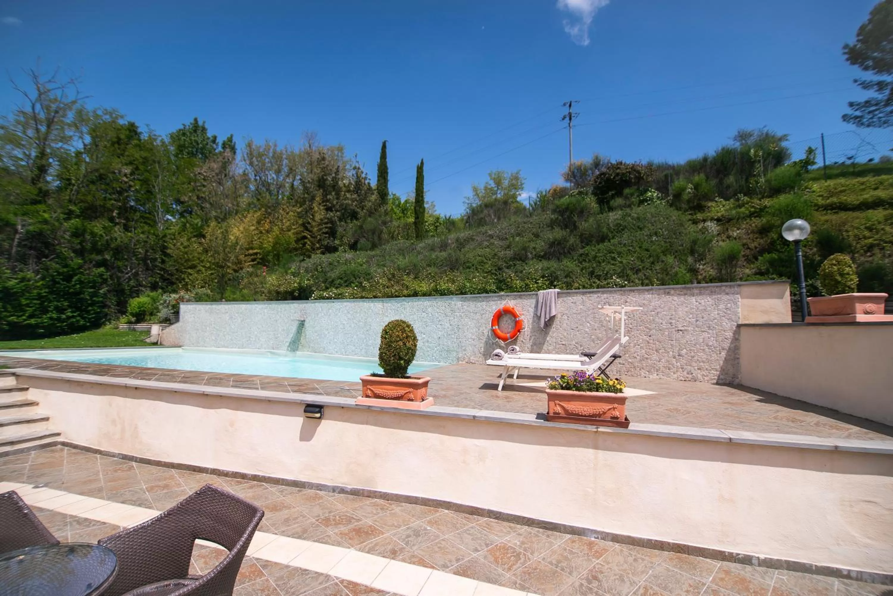 Swimming pool in Hotel La Colonna