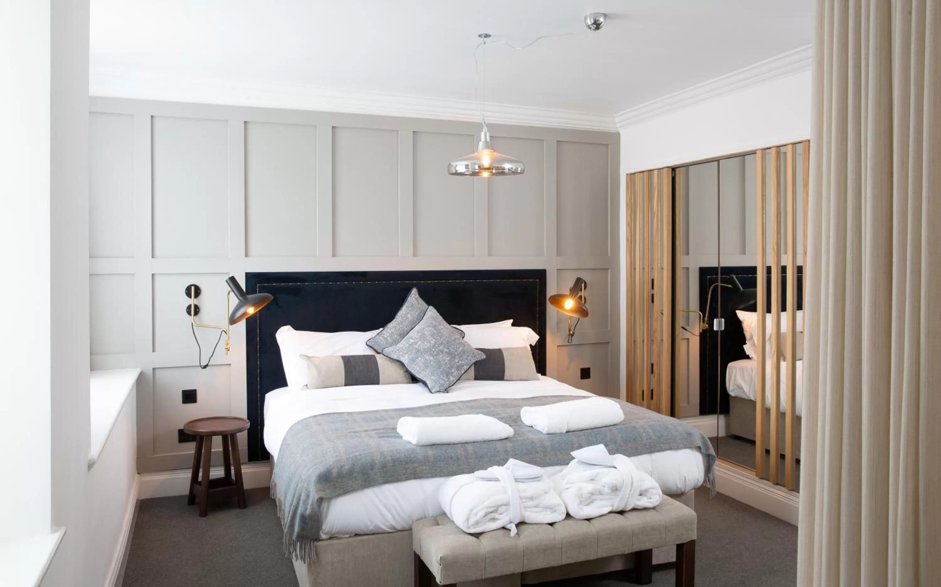 Bed in The Black Bull Inn