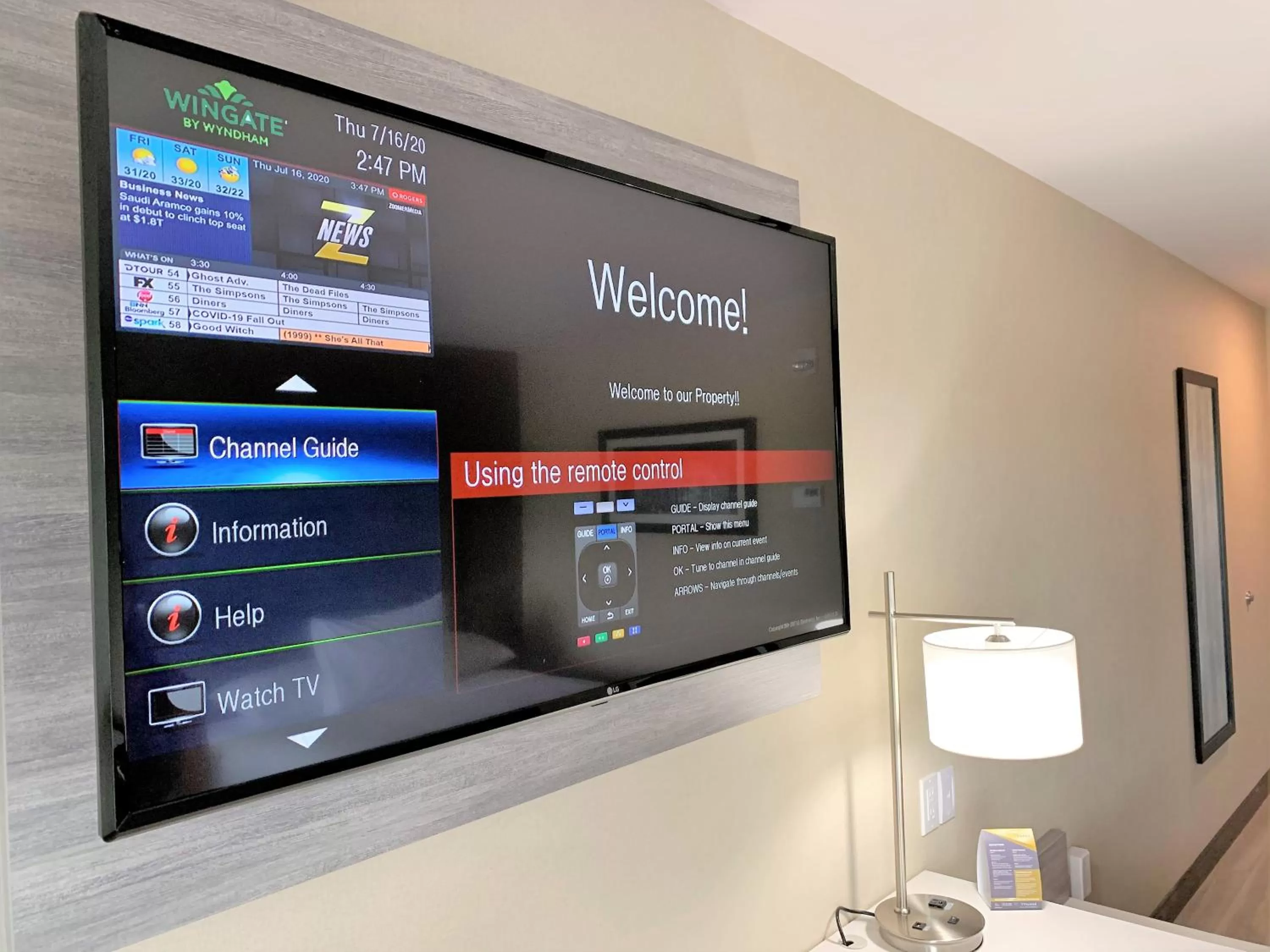 TV and multimedia in Wingate by Wyndham Kanata West Ottawa