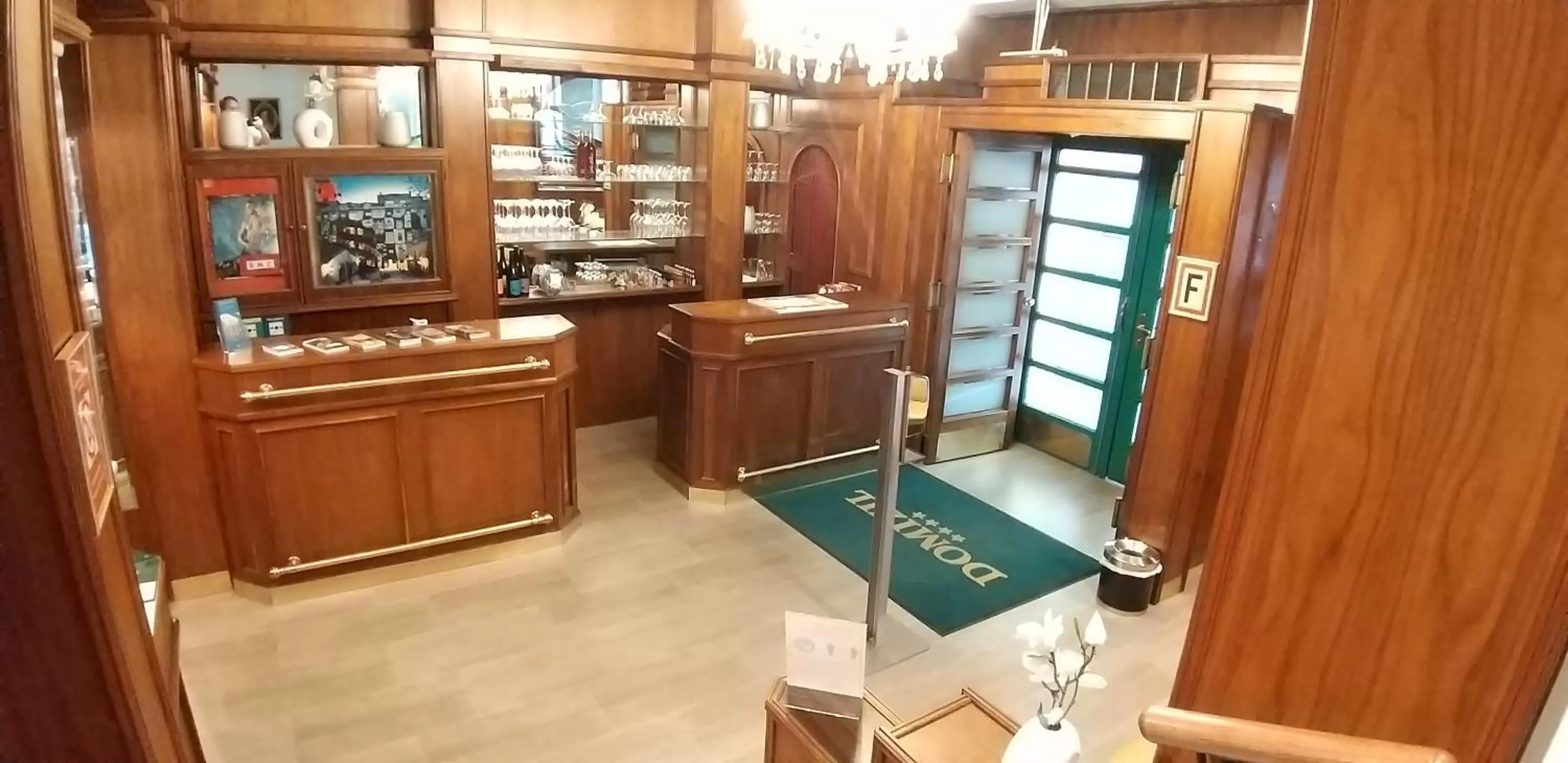 Lobby or reception in Hotel Domizil