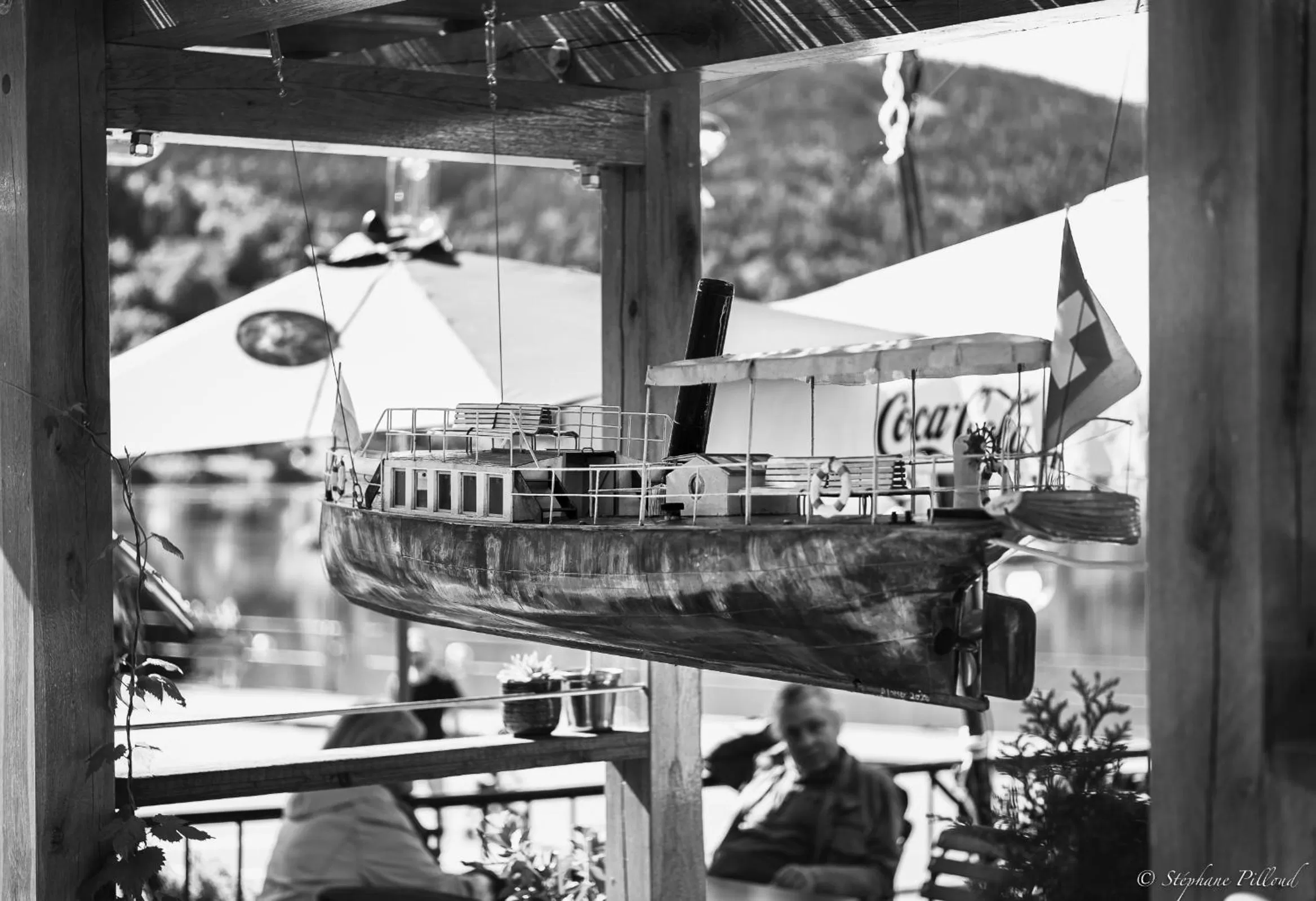 Balcony/Terrace in HOTEL de la Truite & SPA Le petit Nautilus