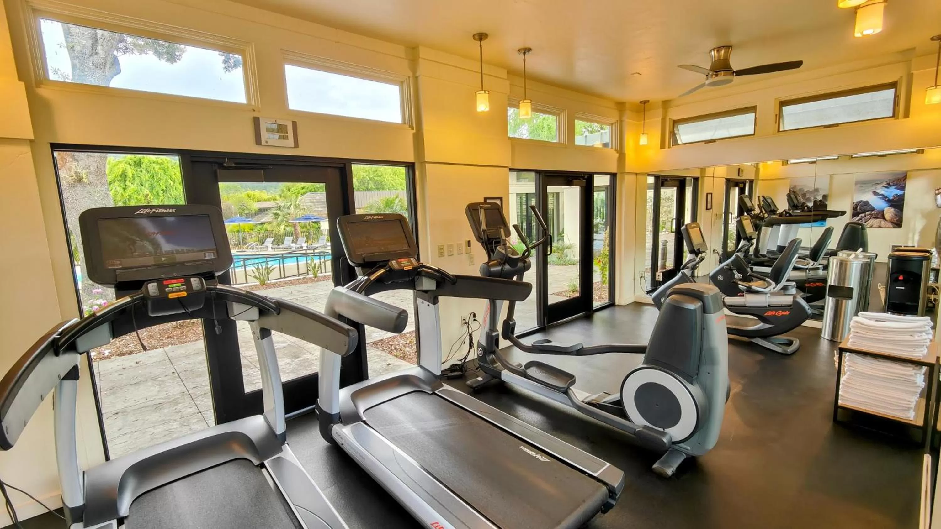 Fitness centre/facilities in The Quail Lodge