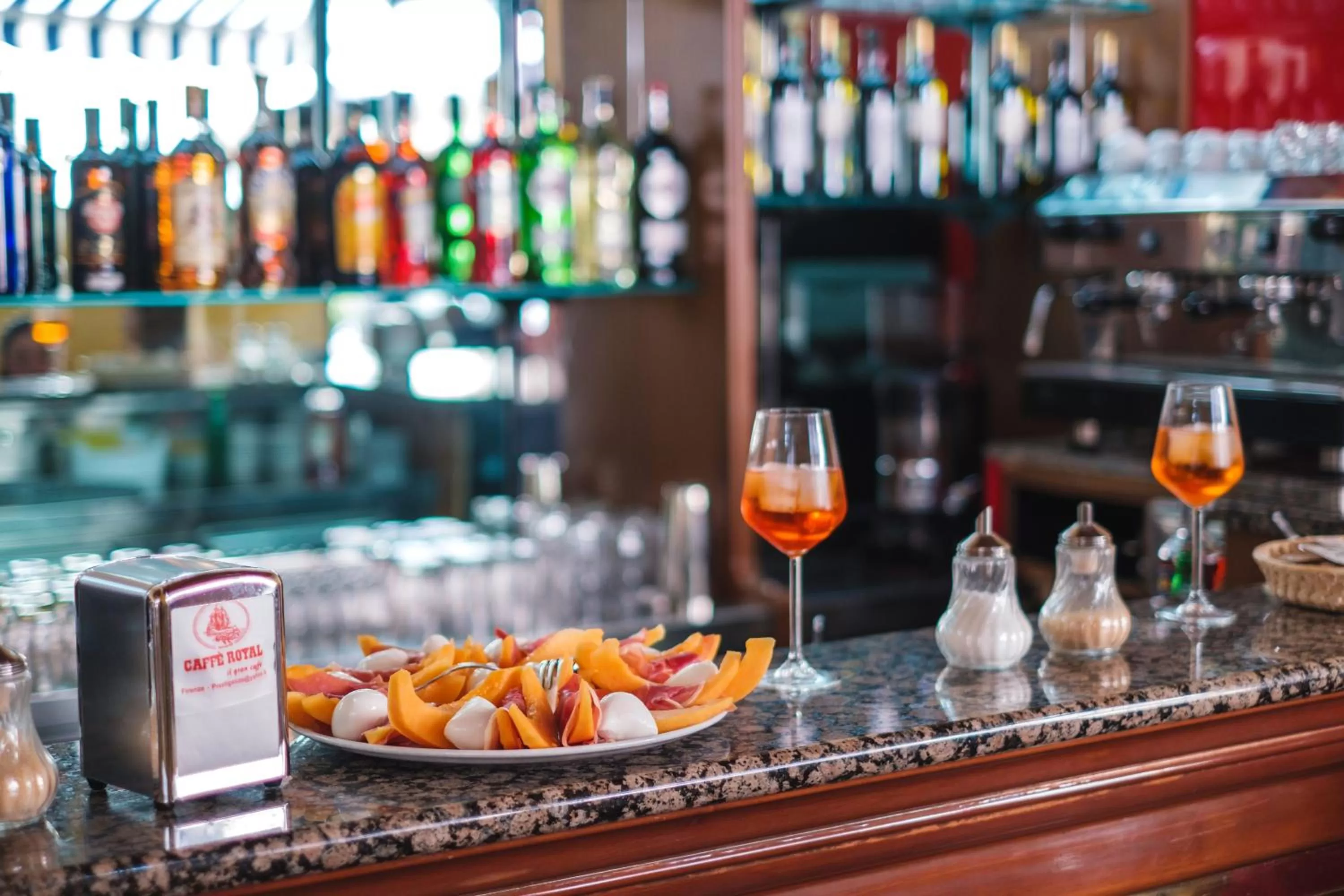 Food close-up in Hotel Firenze 2000