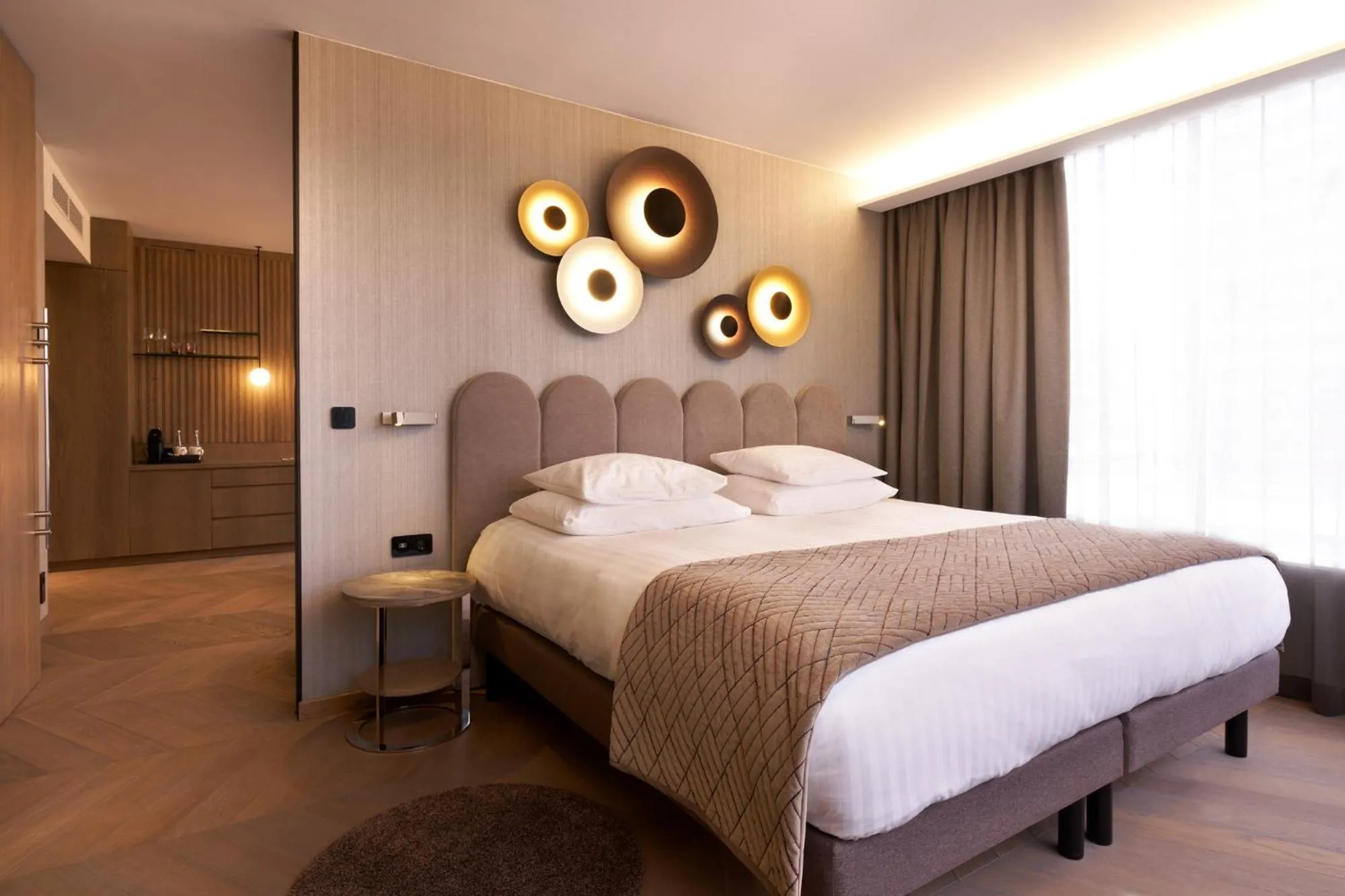 Bed in Nordic Hotel Forum