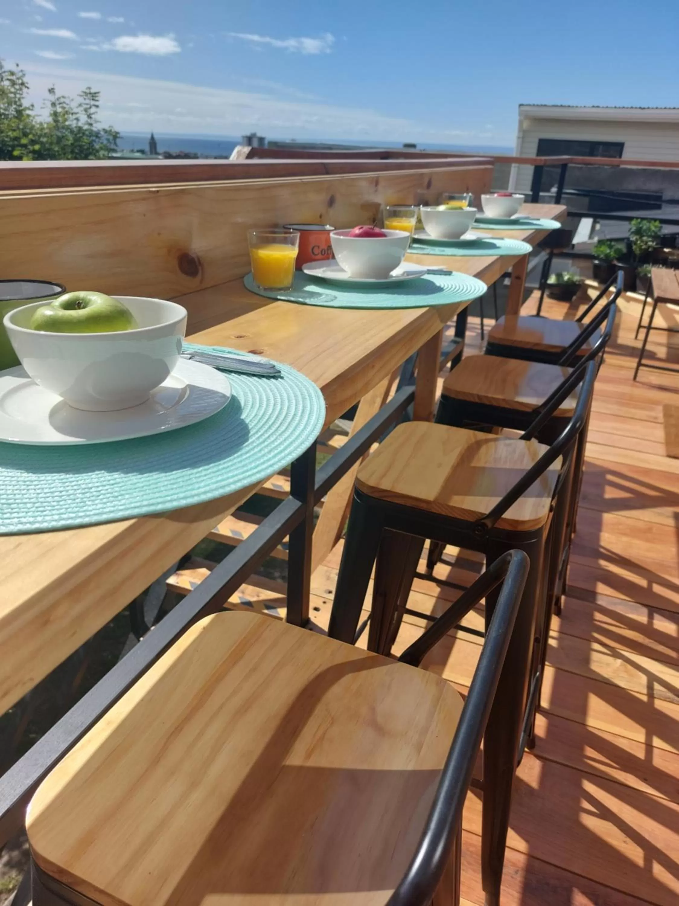 Balcony/Terrace, Restaurant/Places to Eat in Hostal Buenavista Patagonia