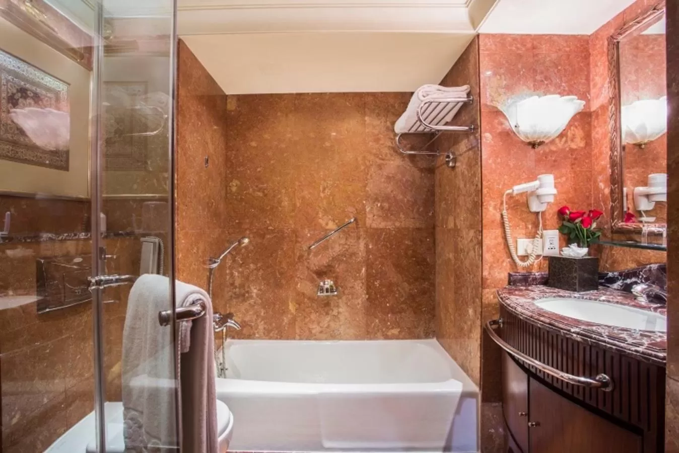 Bathroom in Taj Krishna