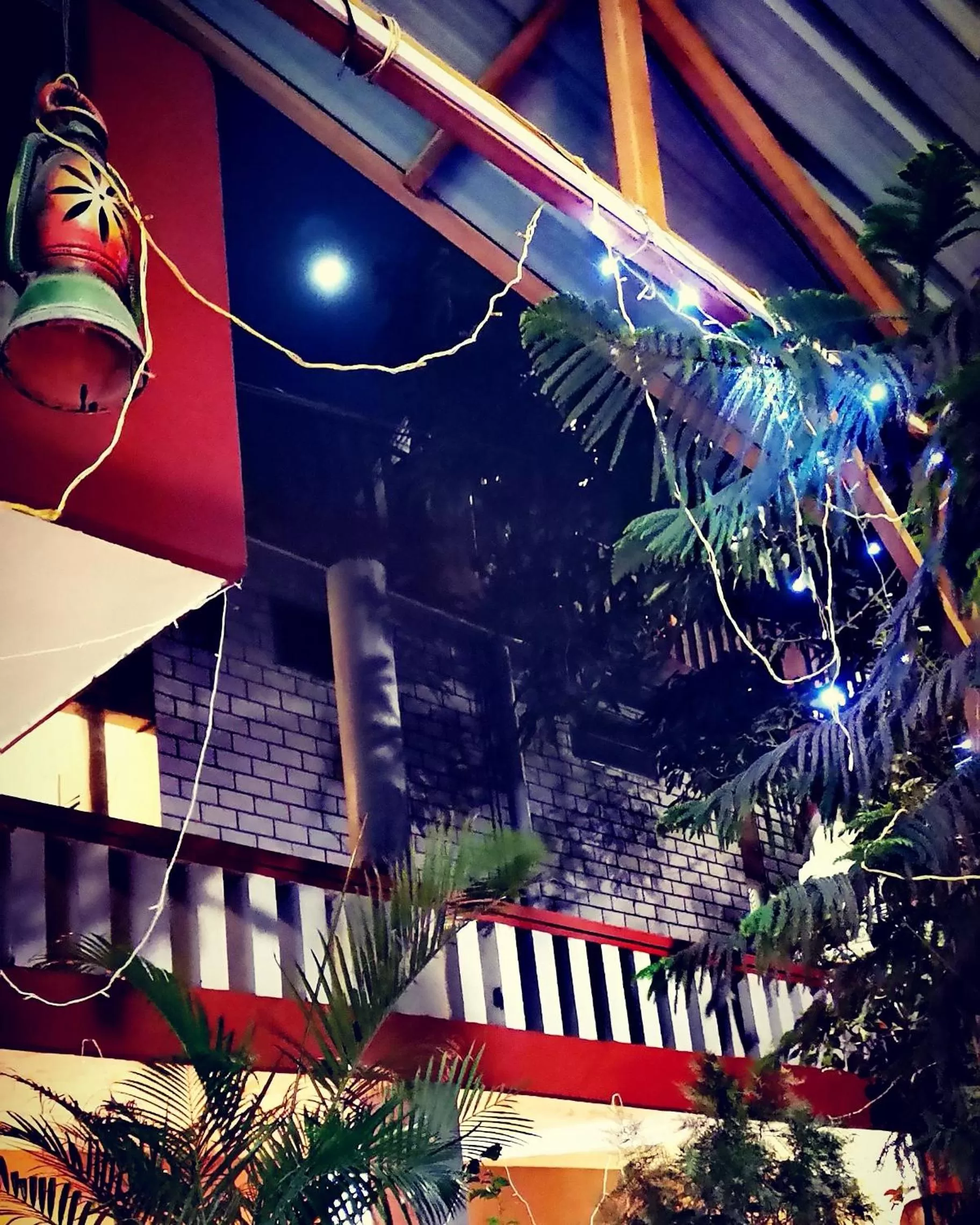 Seating area in Hill Top Swiss Cottage