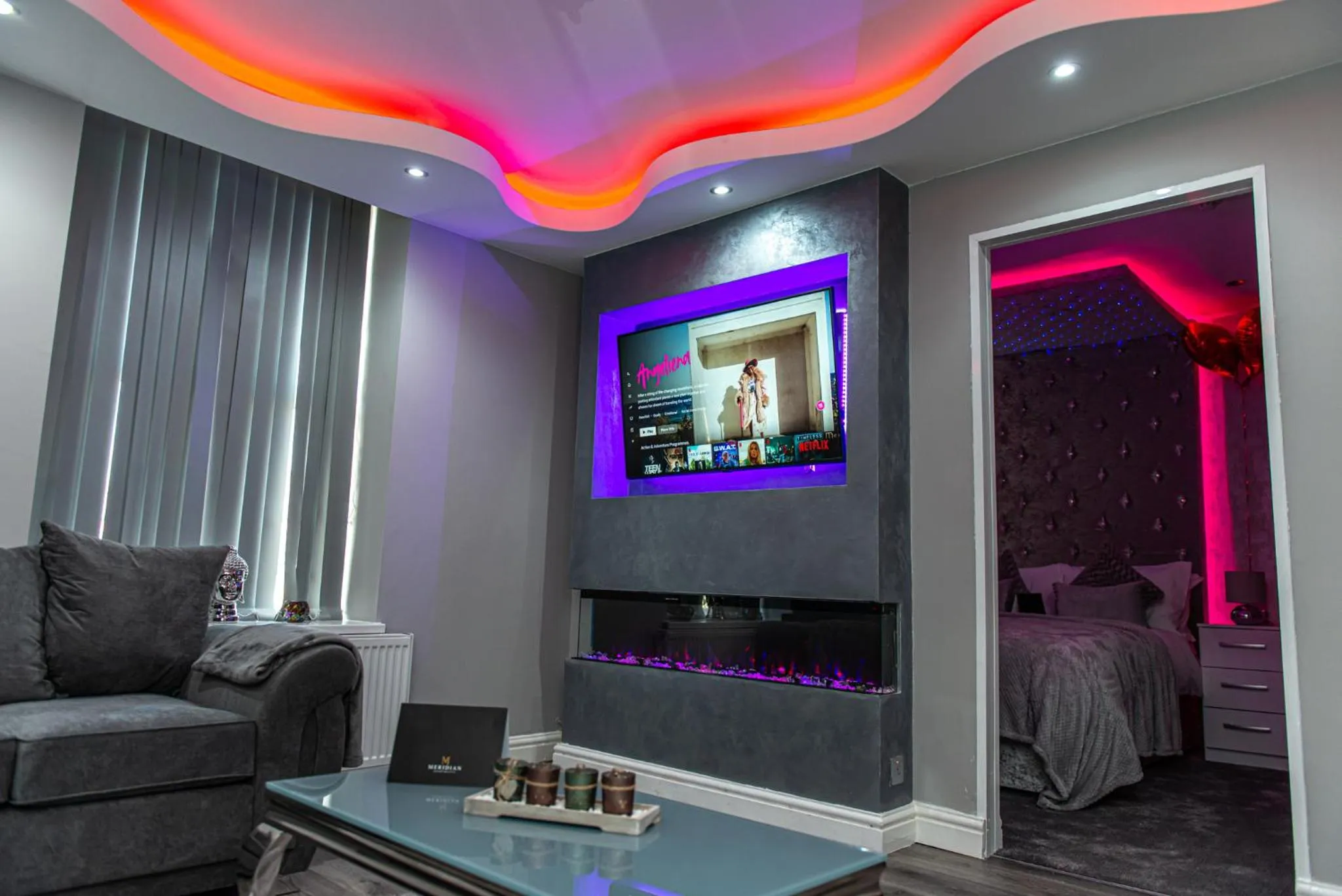 Living room in Meridian Serviced Apartments