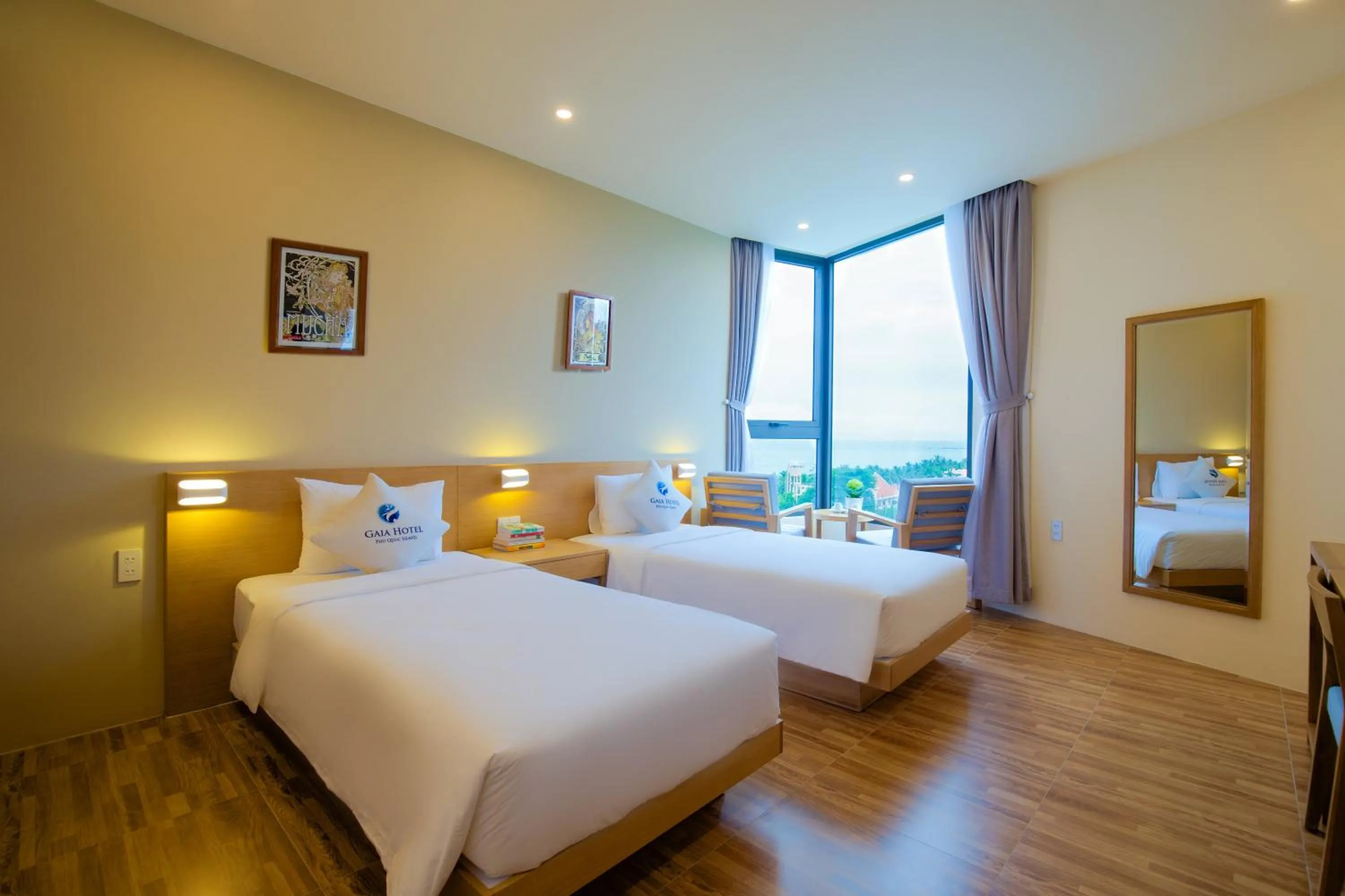 Bed in Gaia Hotel Phu Quoc