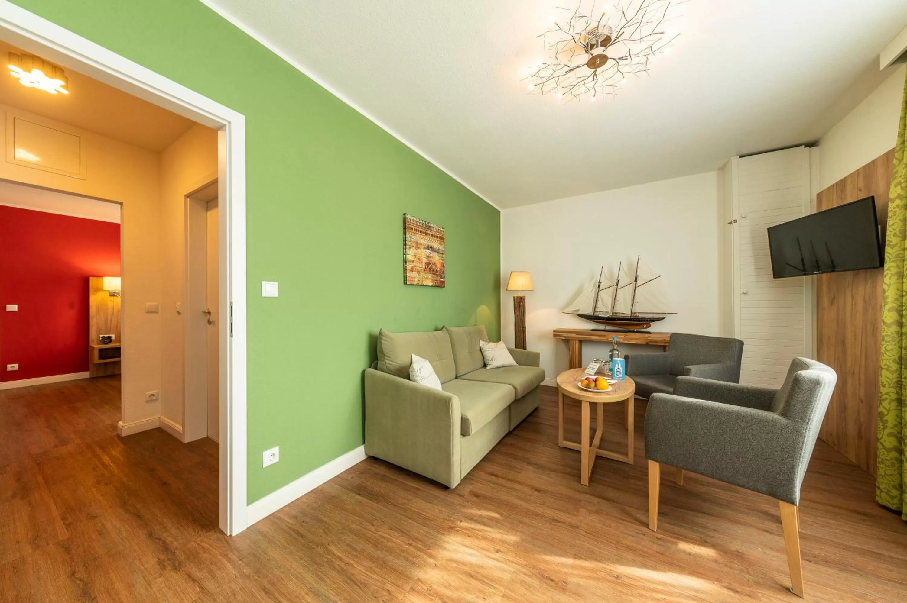 TV and multimedia, Seating Area in Hotel Das kleine Glück - Adults Only