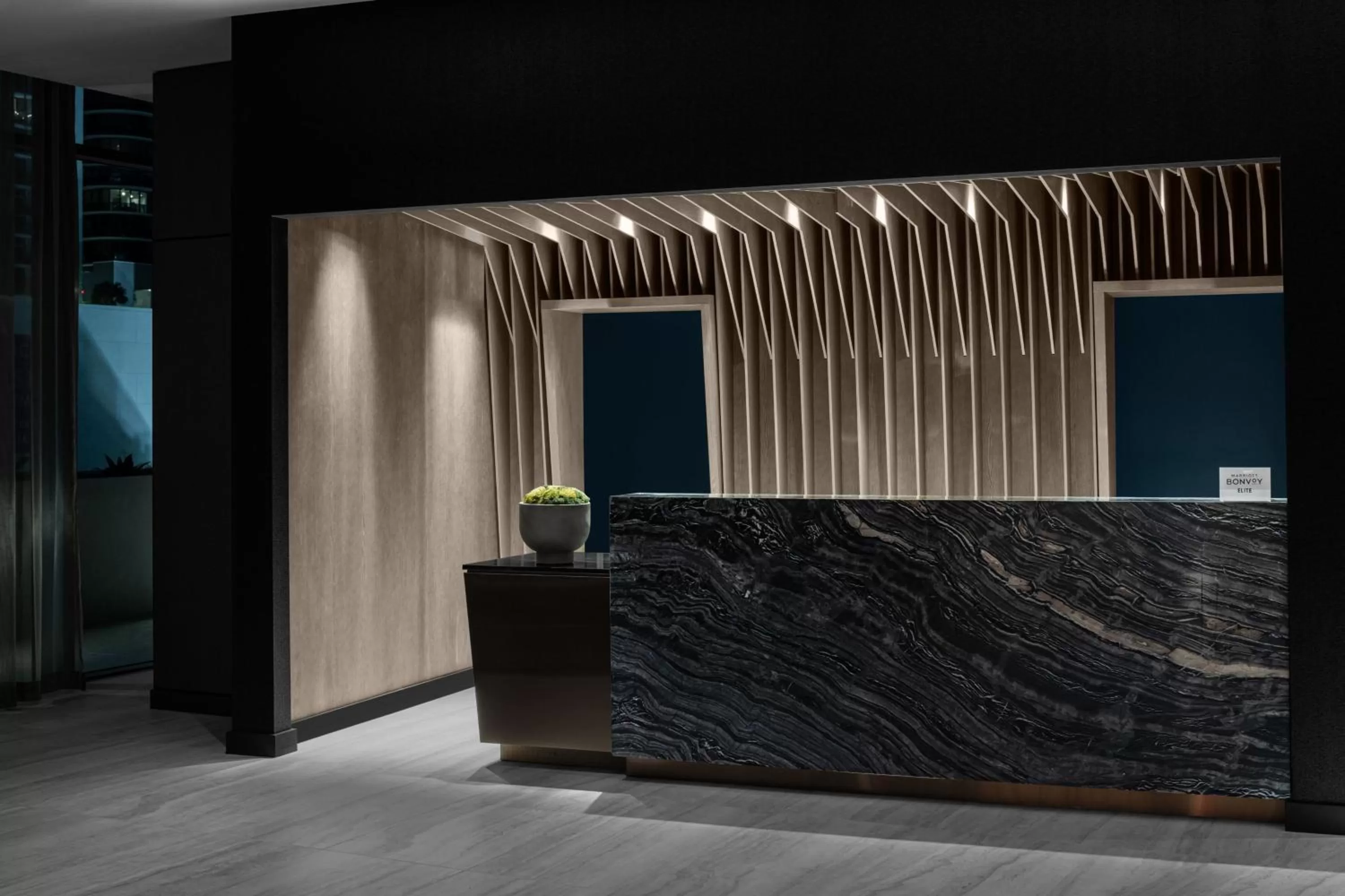 Lobby or reception in AC Hotel By Marriott Miami Brickell