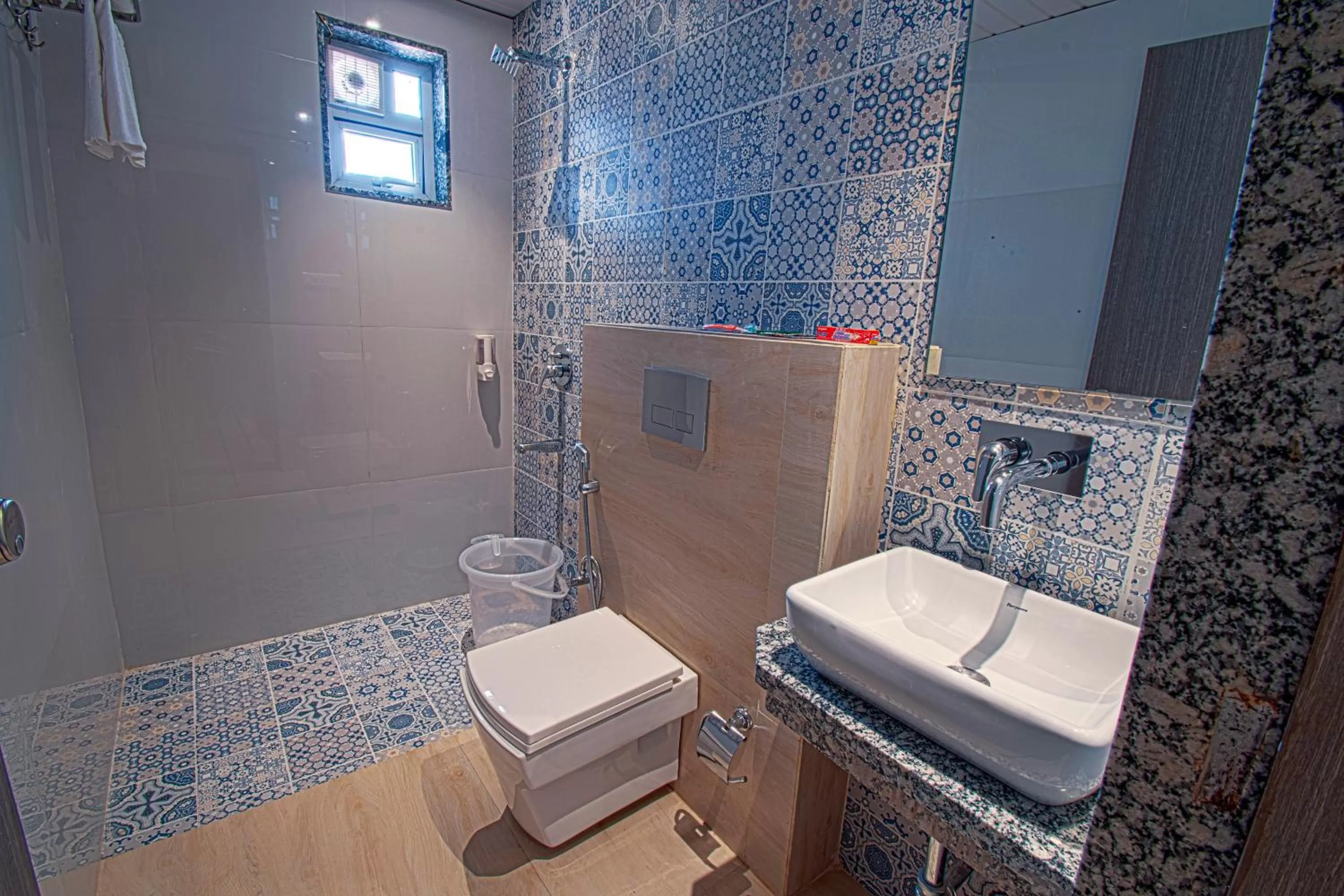 Bathroom in Hotel Park Tree, NEAR 5 STAR MIDC, KANERIWADI, NH4 GOA HIGHWAY KOLHAPUR